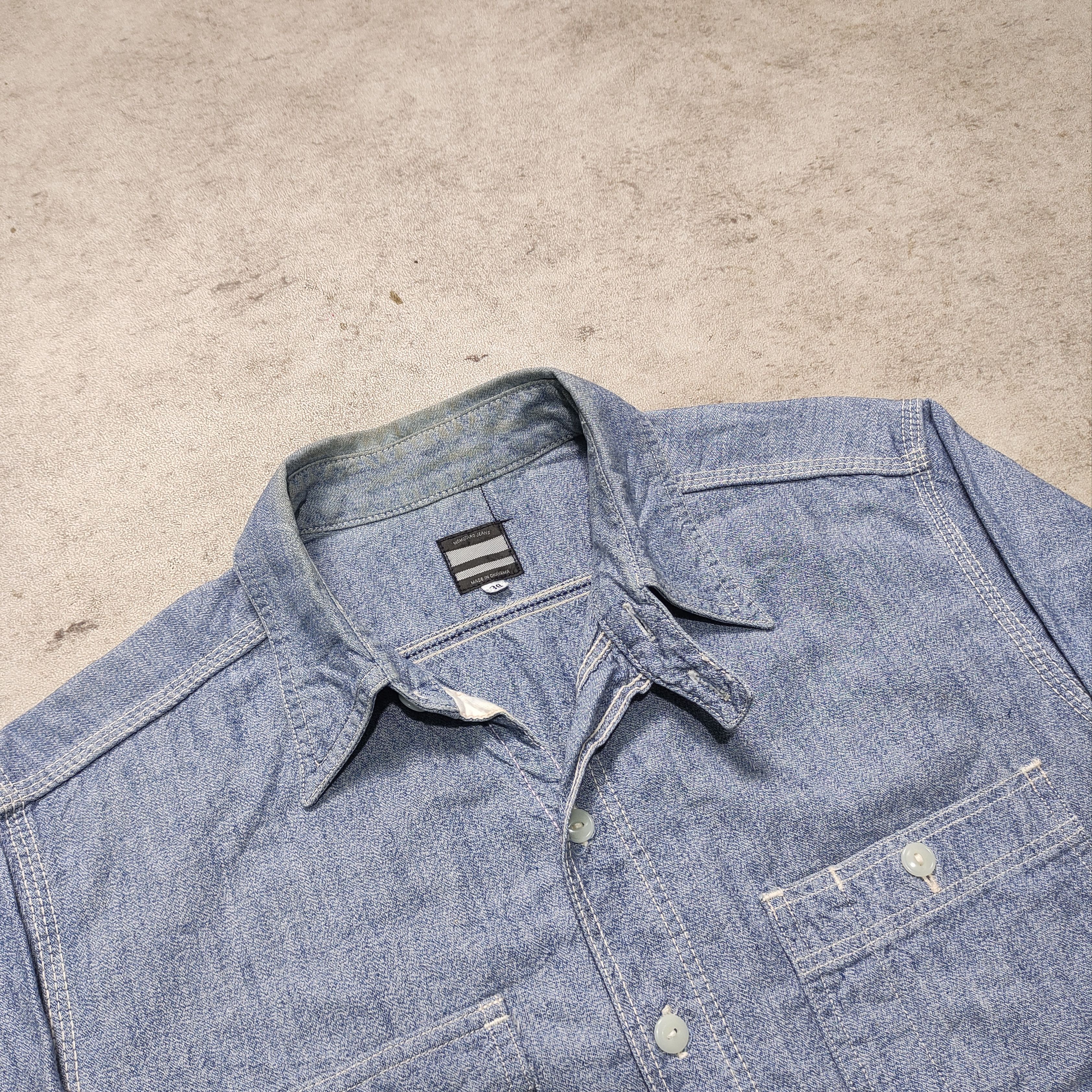 Momotaro Jeans Momotaro Chambray Shirt — Japan Made Size US M / EU 48-50 / 2 - 7 Thumbnail