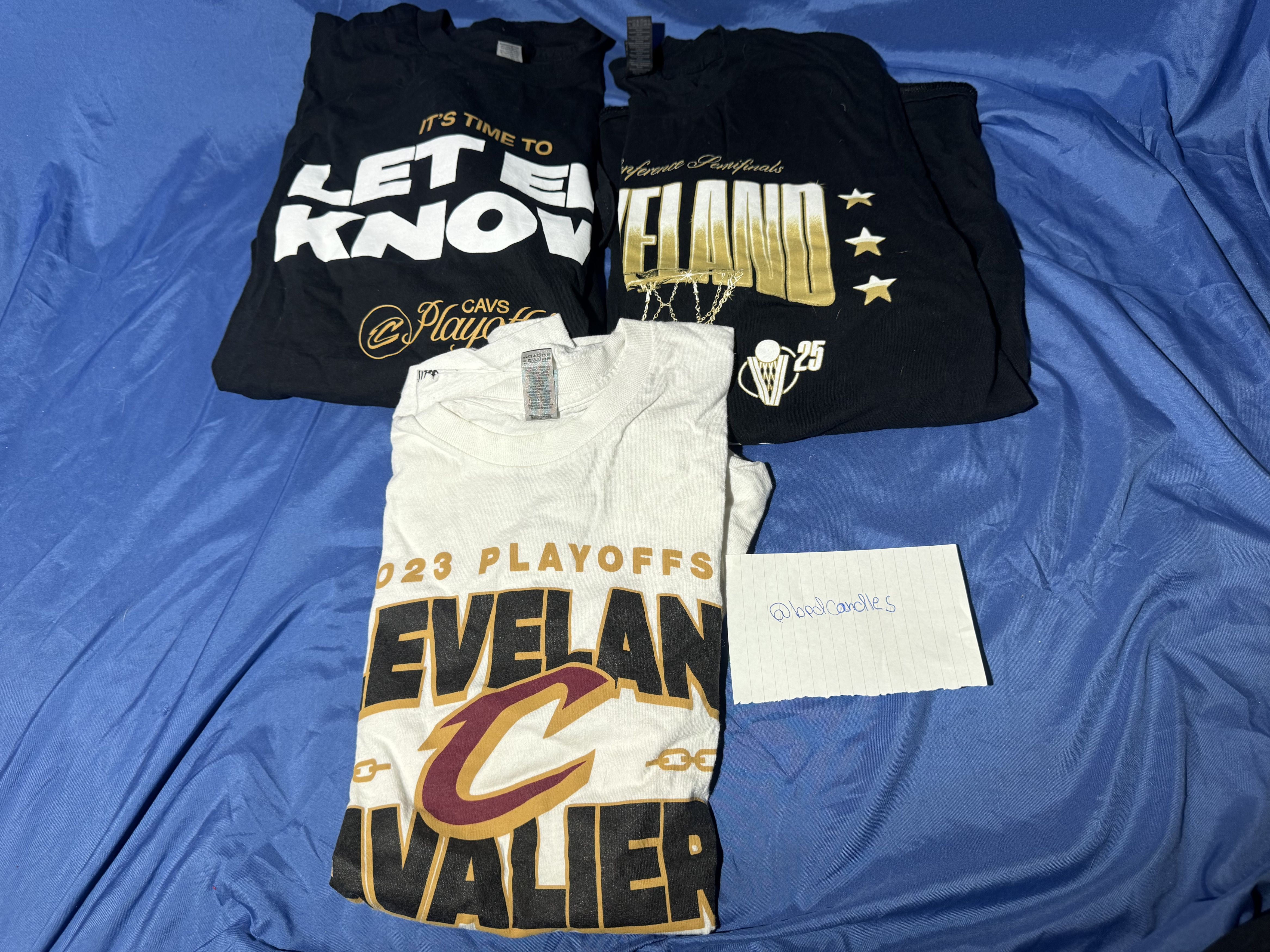 Other X3 23,24,25' Cleveland cavaliers playoff t-shirts size XL Size US XL / EU 56 / 4 - 1 Thumbnail