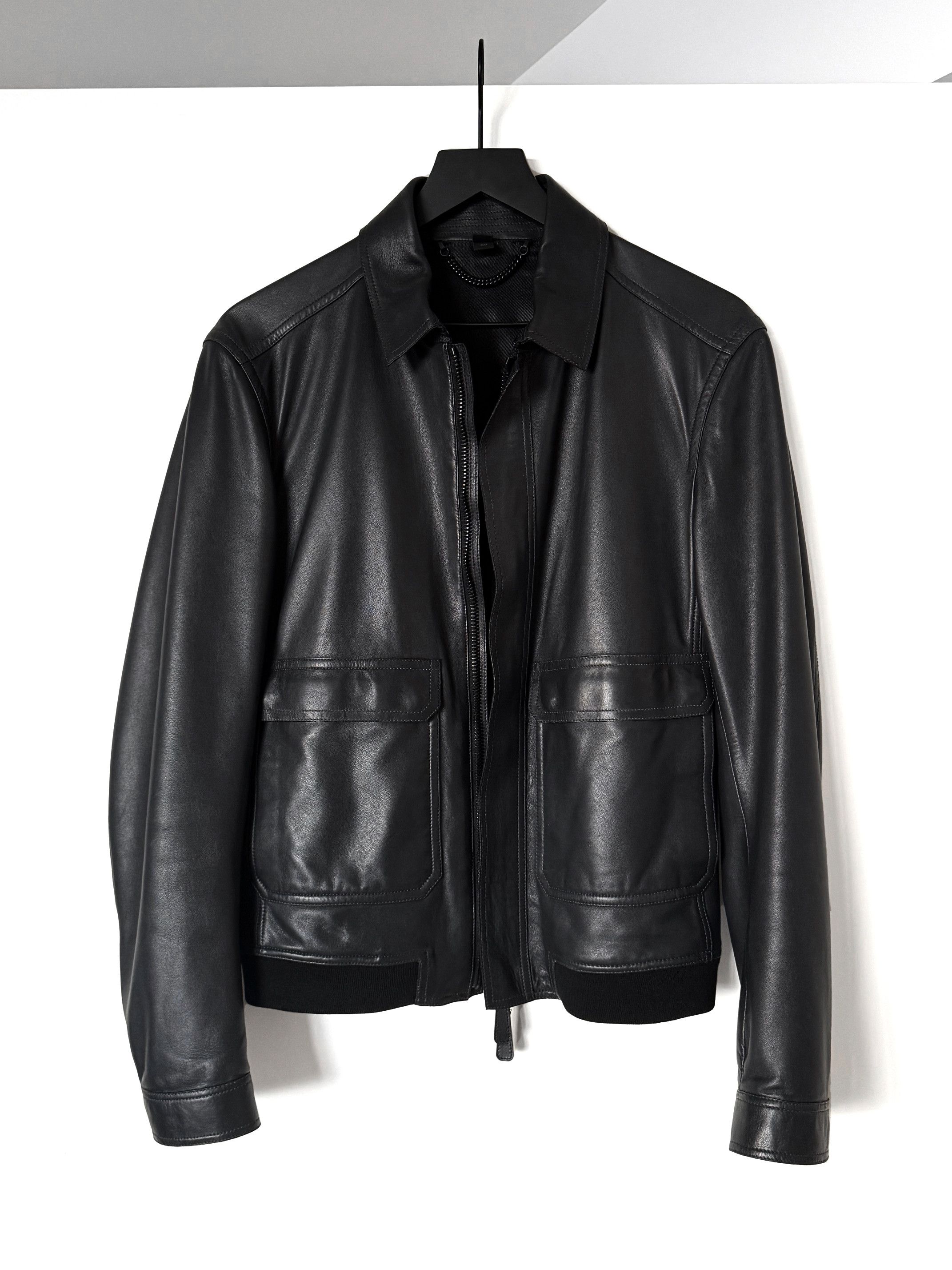 Burberry Prorsum FW14 Burberry Prorsum A2 Leather Bomber Jacket Hedi Size US M / EU 48-50 / 2 - 3 Thumbnail