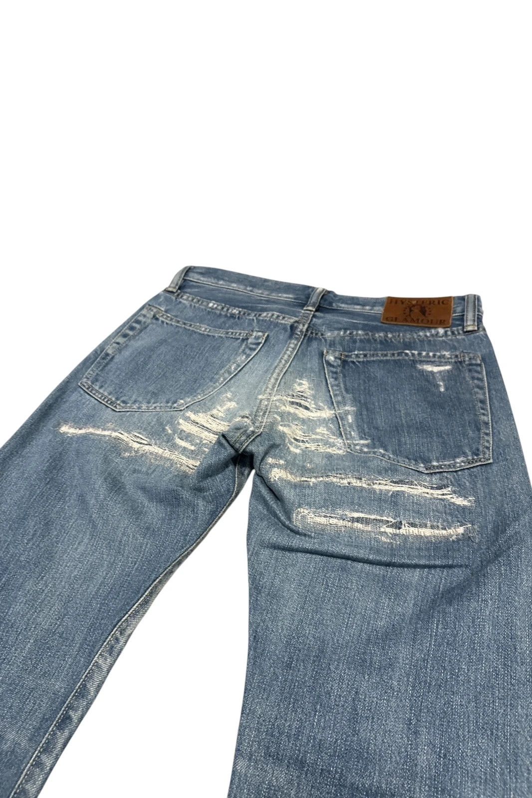 Hysteric Glamour Hysteric Glamour blue distressed patchwork denim jeans Size US 28 / EU 44 - 6 Thumbnail
