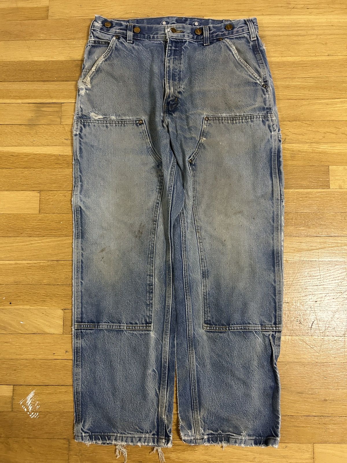 Carhartt Vintage double knee Carhartt denim Size US 32 / EU 48 - 1 Thumbnail