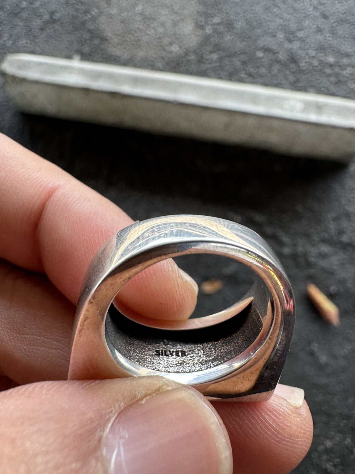 Undercover Undercover - Stamp Logo Ring Size ONE SIZE - 3 Thumbnail