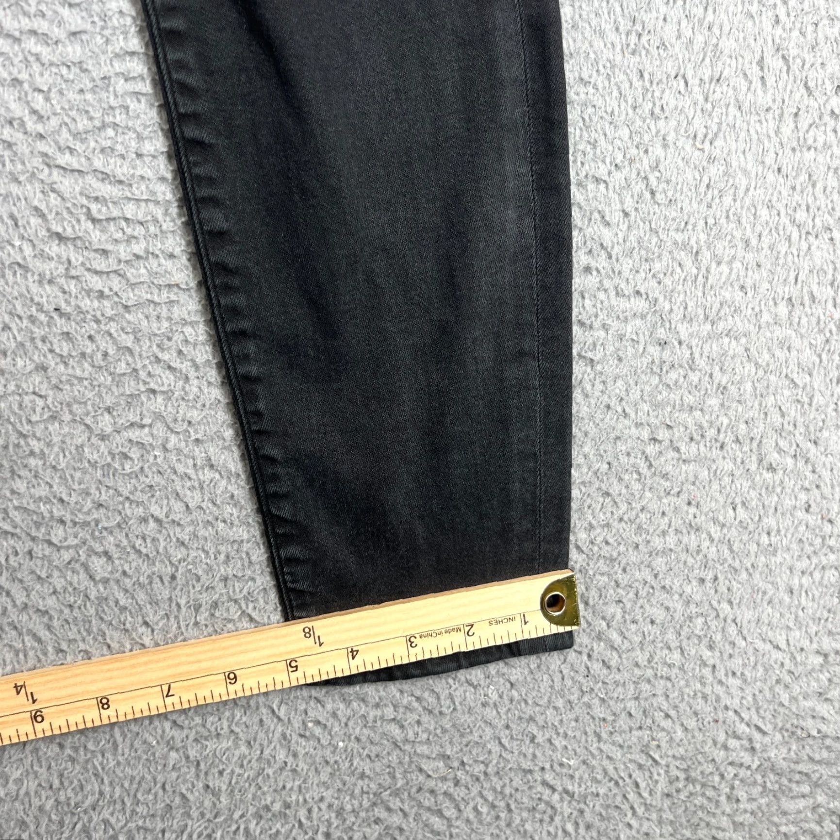 Agolde VINTAGE AGOLDE AG Jeans Womens 28 Skinny Denim Black 2010s Stretch Fit Size 28" / US 6 / IT 42 - 2 Thumbnail
