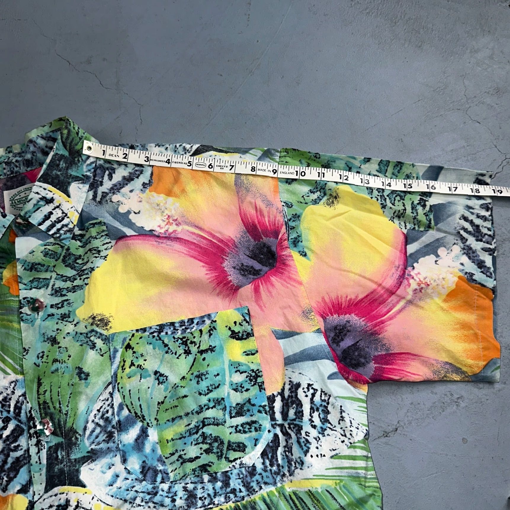 Jams World VINTAGE Jams World Tropicana Floral Men's Hawaiian Button Large Shirt USA Made Size US L / EU 52-54 / 3 - 7 Thumbnail