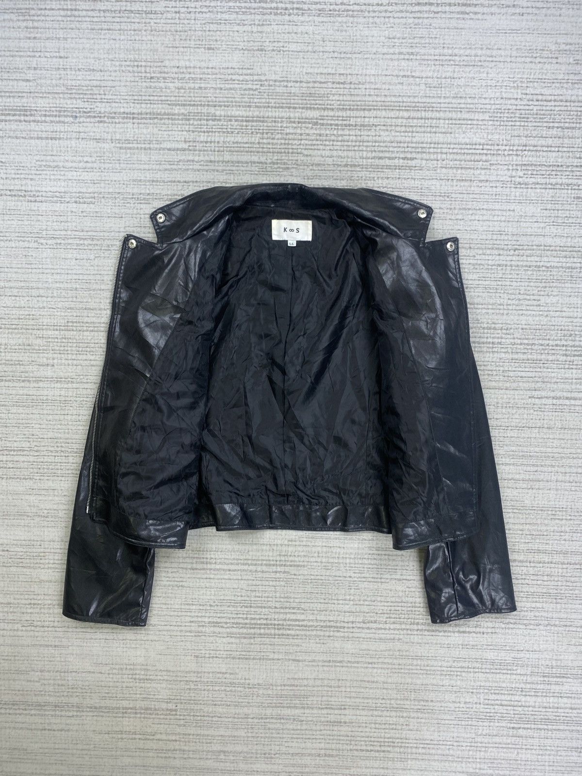 If Six Was Nine Vintage Koos Van Den Akker Double Collar Biker Jacket Size US M / EU 48-50 / 2 - 7 Thumbnail
