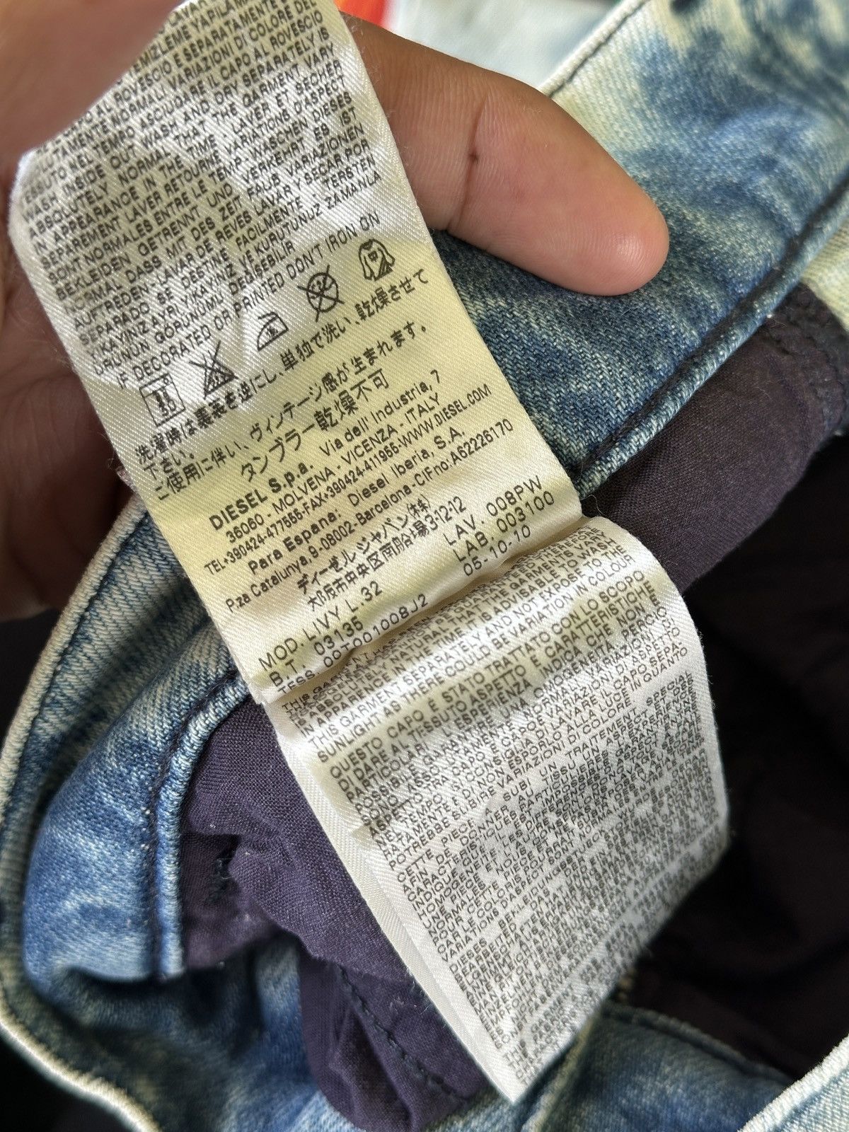Diesel Distress Diesel Skinny Patchwork 28x42 Size US 28 / EU 44 - 7 Thumbnail