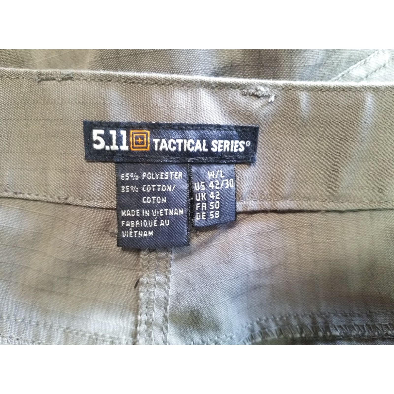 Vintage 5.11 Tactical Pants Mens Gray 42x30 Regular Chino Inseam 30in Size 42 Size US 42 / EU 58 - 6 Thumbnail
