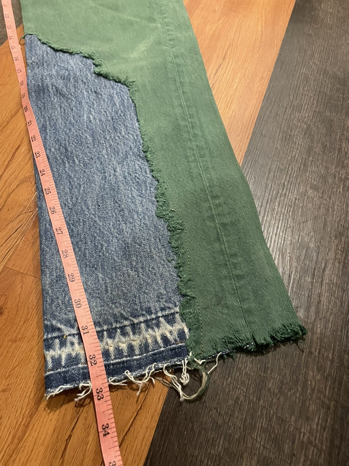 Levi's Vintage Clothing Vintage 501 Levis Made in Usa Custom Handmade Sashiko Boro Size US 32 / EU 48 - 18 Thumbnail