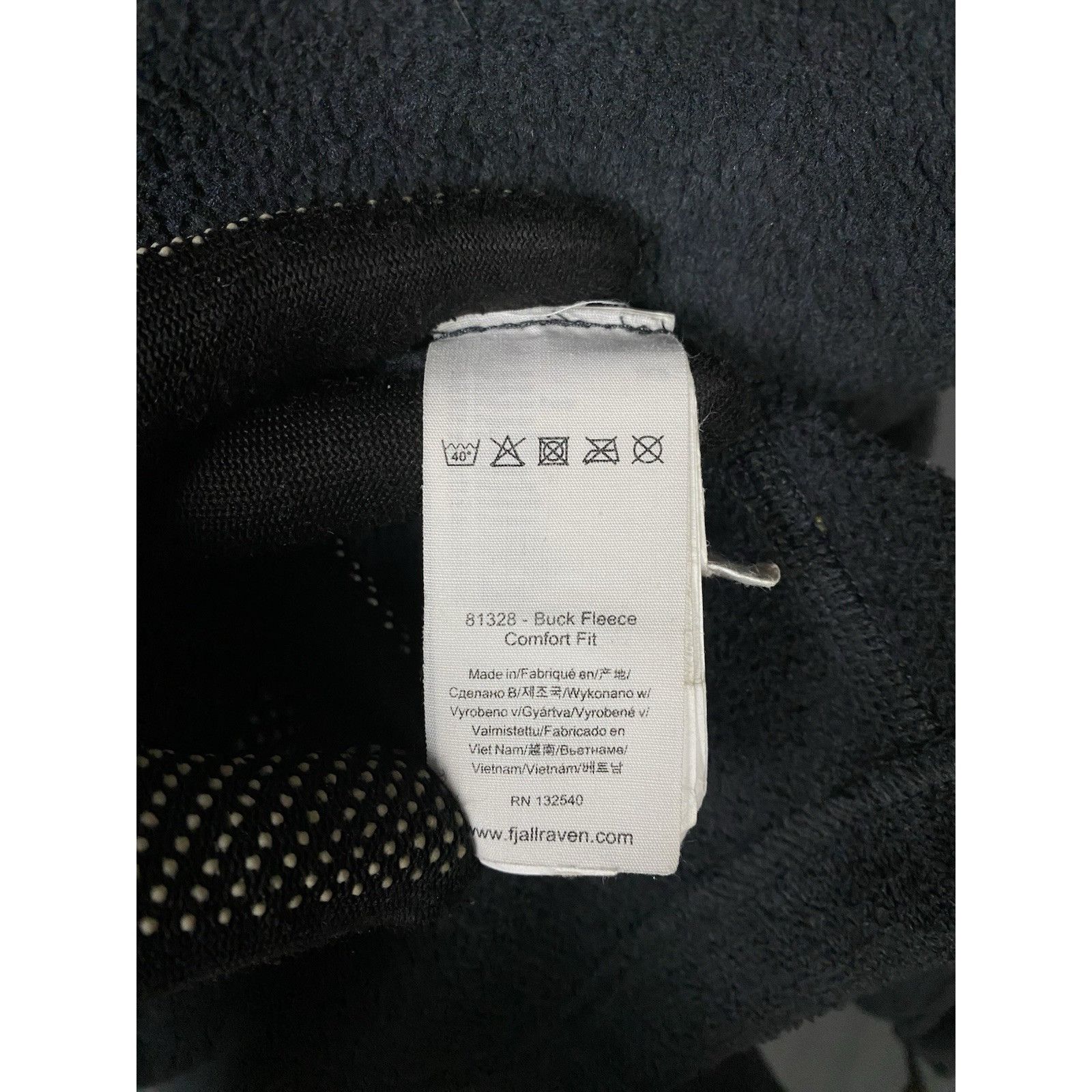 Fjallraven Fjallraven Buck Fleece Blue Full Zip Fleeced High Neck Sweat Size US L / EU 52-54 / 3 - 13 Thumbnail