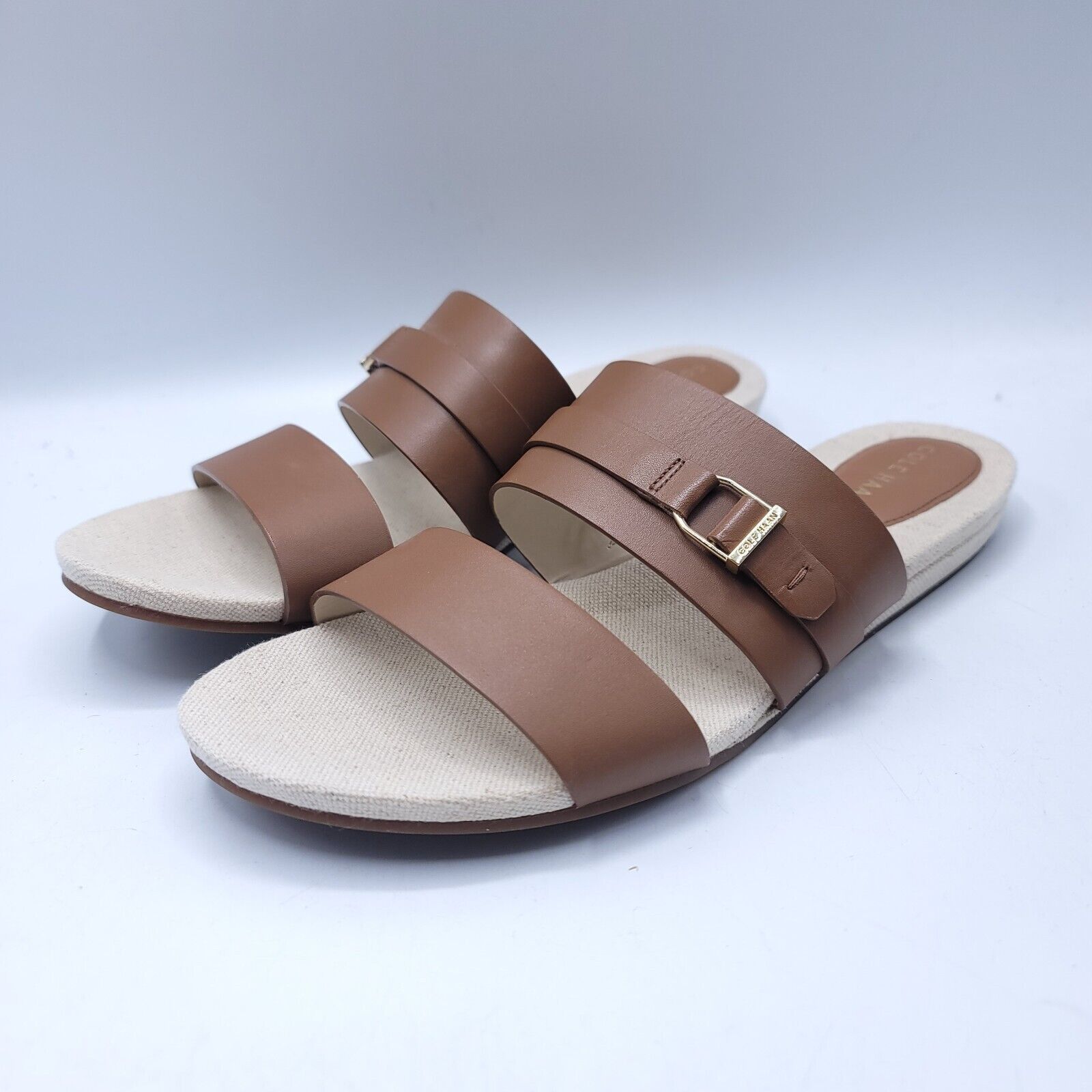 Cole Haan Cole Haan Francine Demi Brown Sandals Womens Size 8.5 W25348 Size US 8.5 / IT 38.5 - 1 Thumbnail