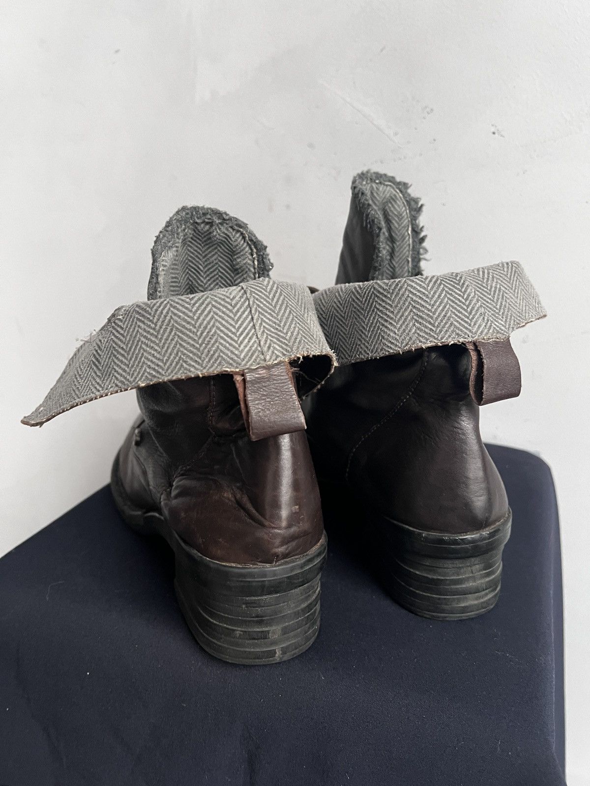 Dirk Bikkembergs Leather Boots Dirk Bikkembergs Style lace-up Combat Size US 7.5 / EU 40-41 - 10 Thumbnail