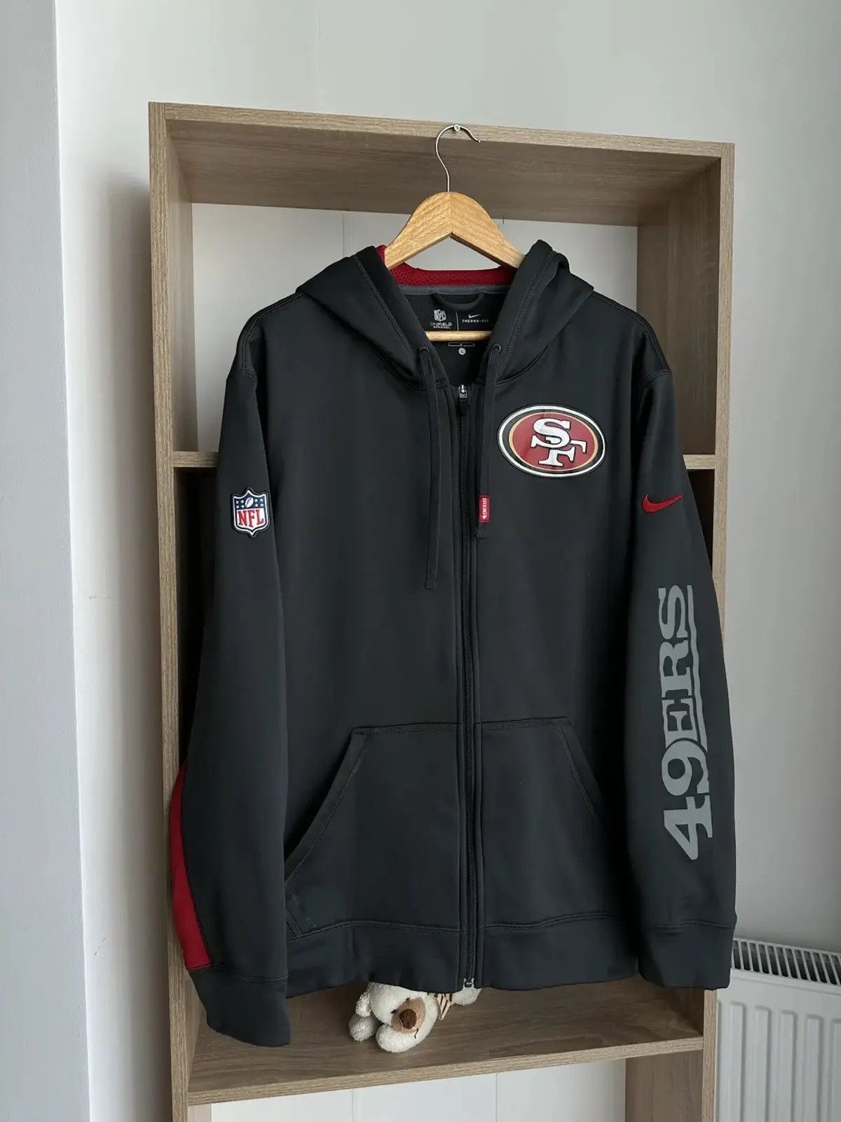 NFL Vintage San Francisco NFL Nike Zip Hoodie Size US L / EU 52-54 / 3 - 6 Thumbnail