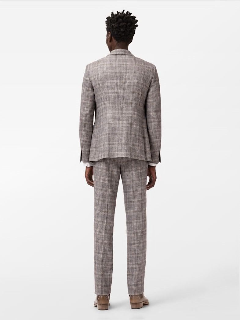 John Varvatos Plaid tailored suit set Size US M / EU 48-50 / 2 - 2 Thumbnail