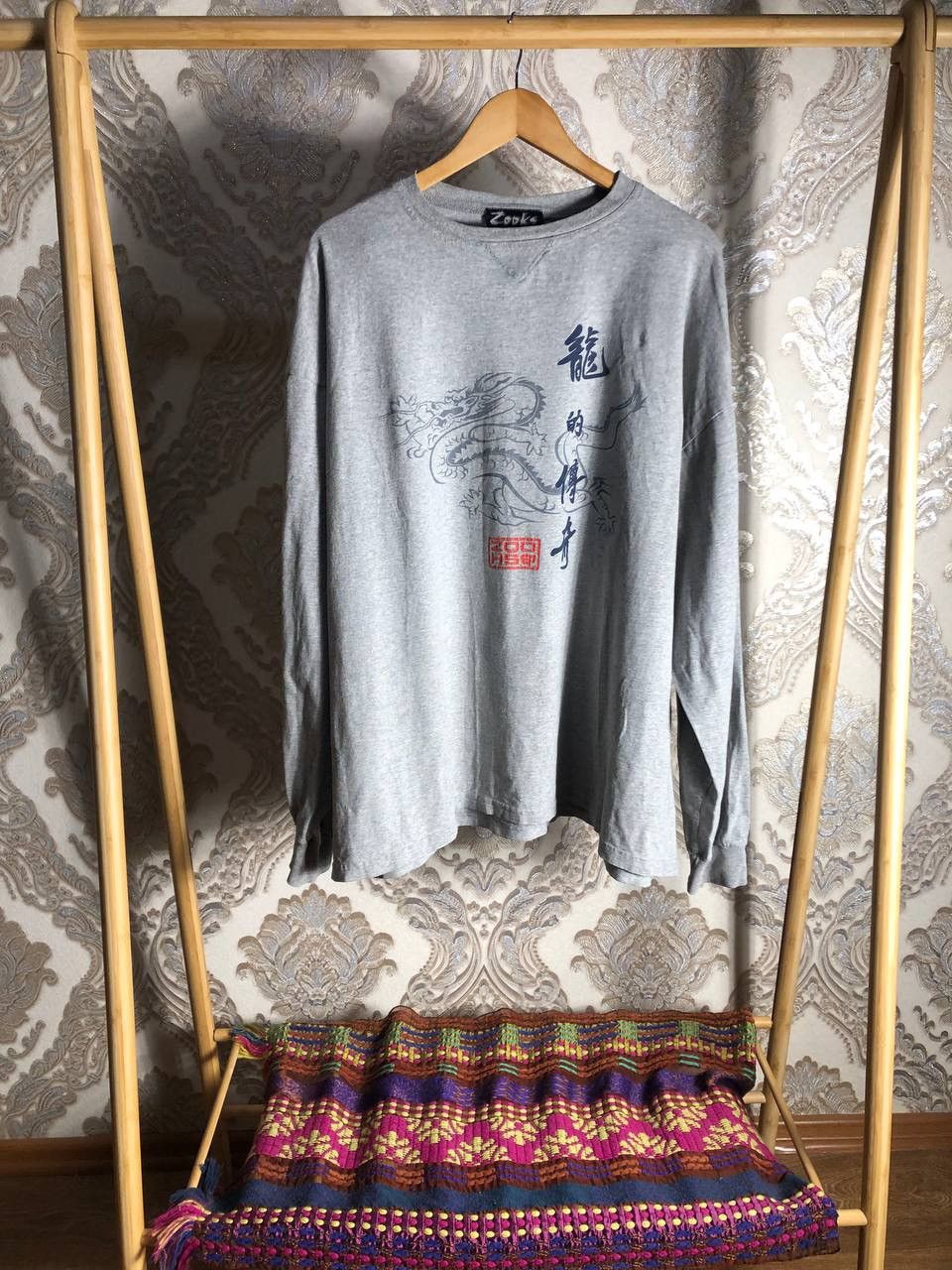 Japanese Brand VINTAGE DRAGONS Y2K LONG SLEEVE JAPAN STYLE RETRO 90s USA Size US XXL / EU 58 / 5 - 1 Thumbnail