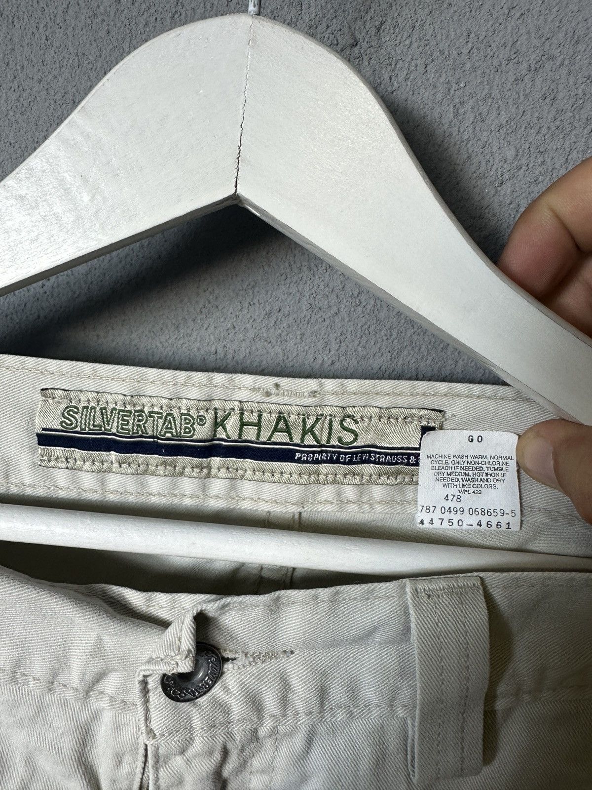 Levi's × Levi's Vintage Clothing × Vintage VINTAGE LEVI'S KHAKIS SILVER TAB WIDE BAGGY CARGO PANTS Size US 33 - 3 Thumbnail