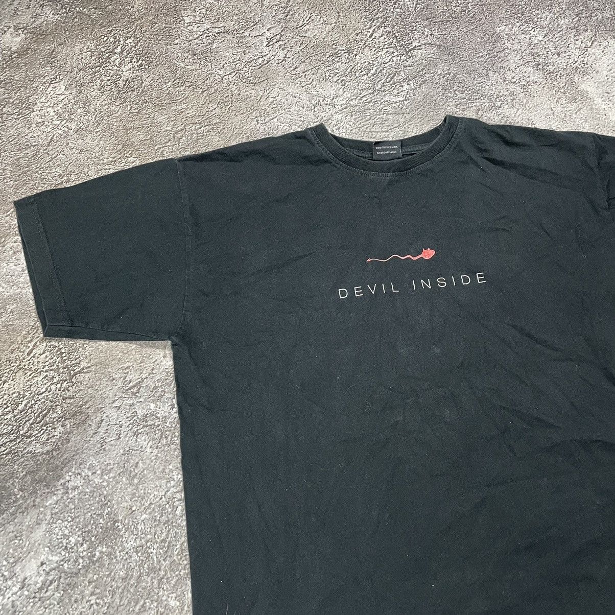 Vintage Vintage Y2K Devil Inside Graphic Tee Black Oversized Goth XL Size US XL / EU 56 / 4 - 3 Thumbnail