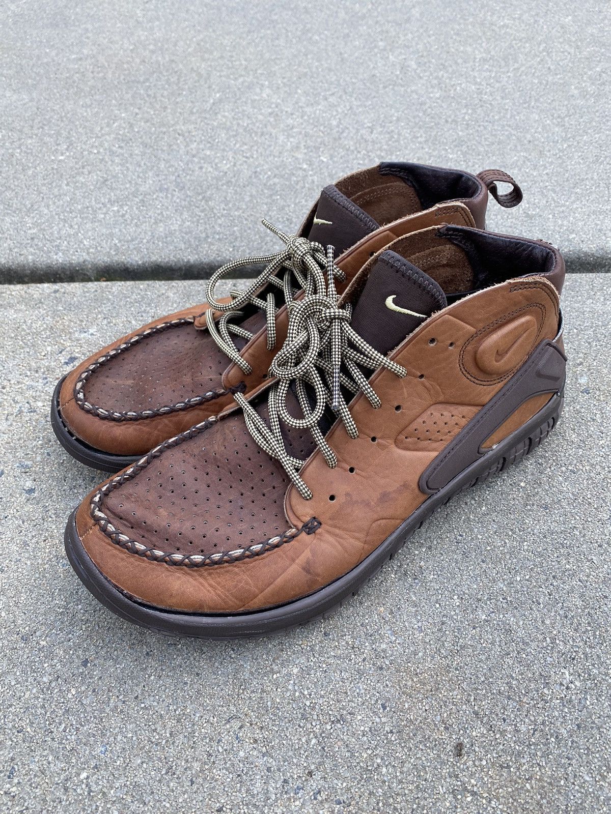 image of Nike Men’S Mowabb 2 Considered 311852 271 00 Leather Hiking Shoes in Brown, Men's
