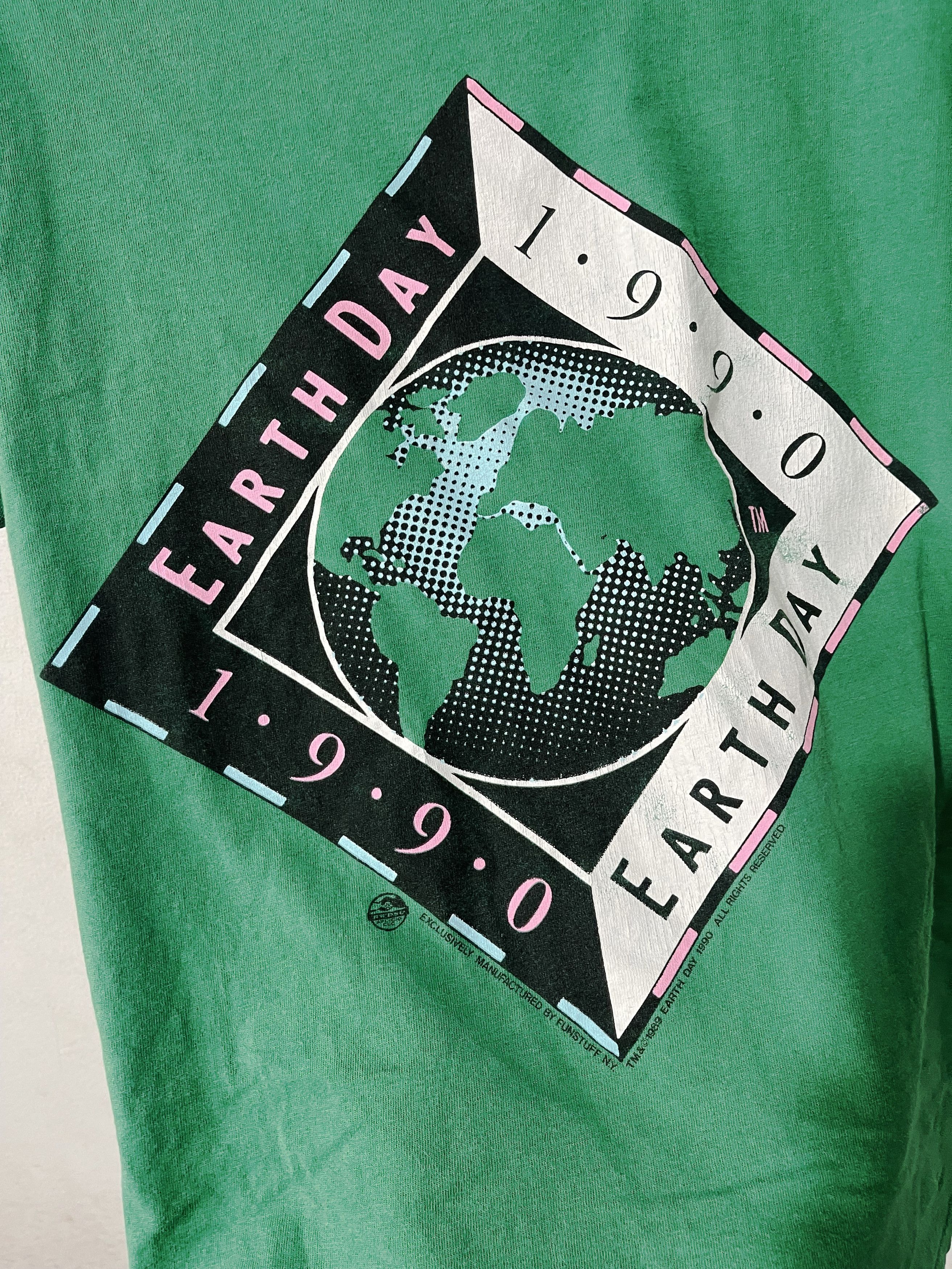 Vintage Vintage 1990 Earth Day Shirt Size US S / EU 44-46 / 1 - 2 Thumbnail