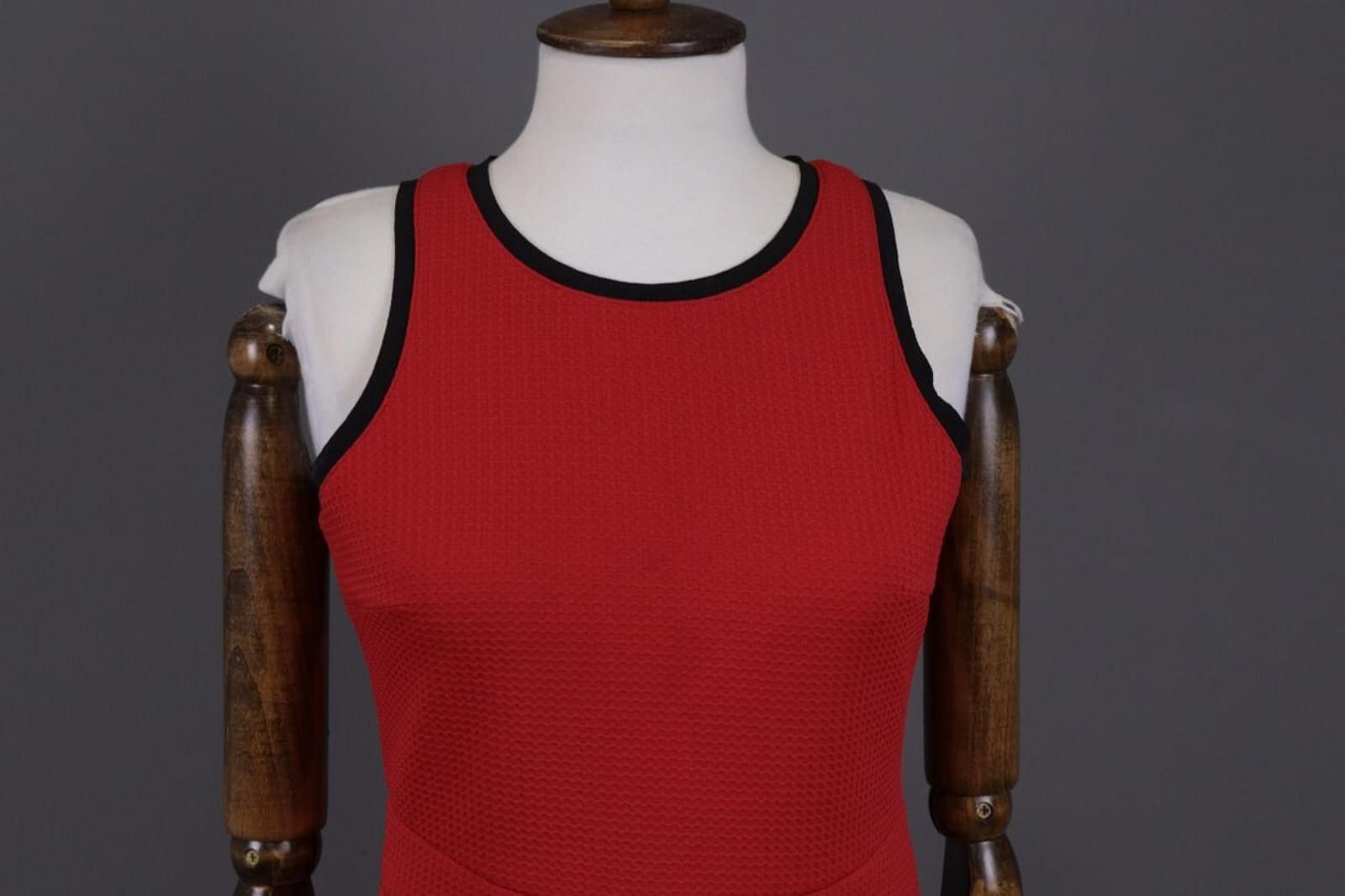 Pink Floyd Pinko Red Sleeveless Evening Bodycon Size I 42 / GB 10 Size L / US 10 / IT 46 - 2 Thumbnail