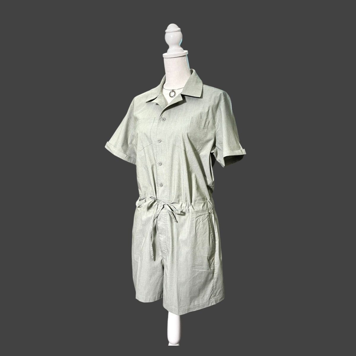 Flylow Flylow Women’s Sage Green Around Town Shorts Romper Sz M Size 30" / US 8 / IT 44 - 7 Thumbnail
