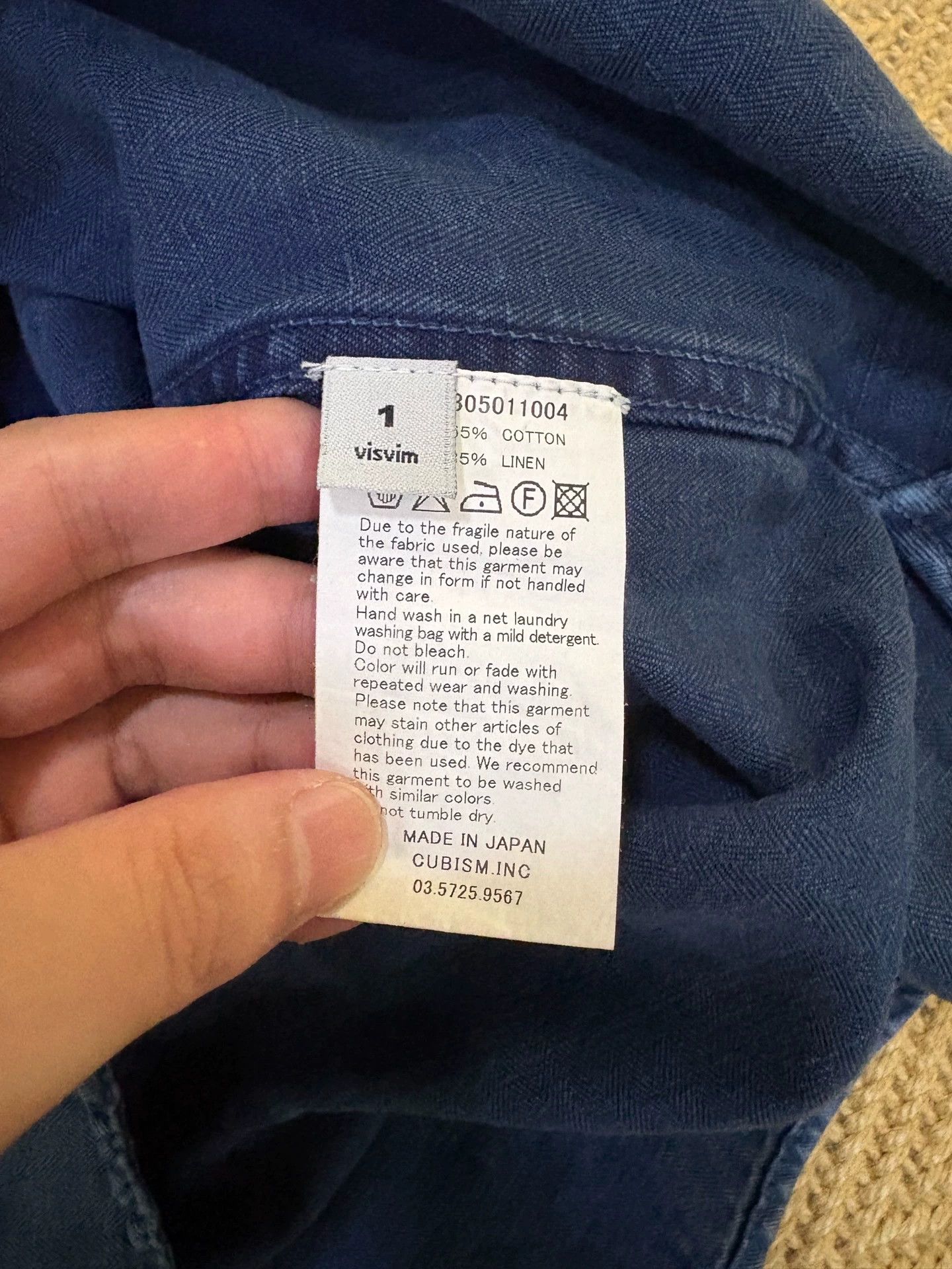 Visvim VISVIM 15ss WALLY L/S INDIGO OVERDYE Vintage Shirt Size US S / EU 44-46 / 1 - 8 Thumbnail