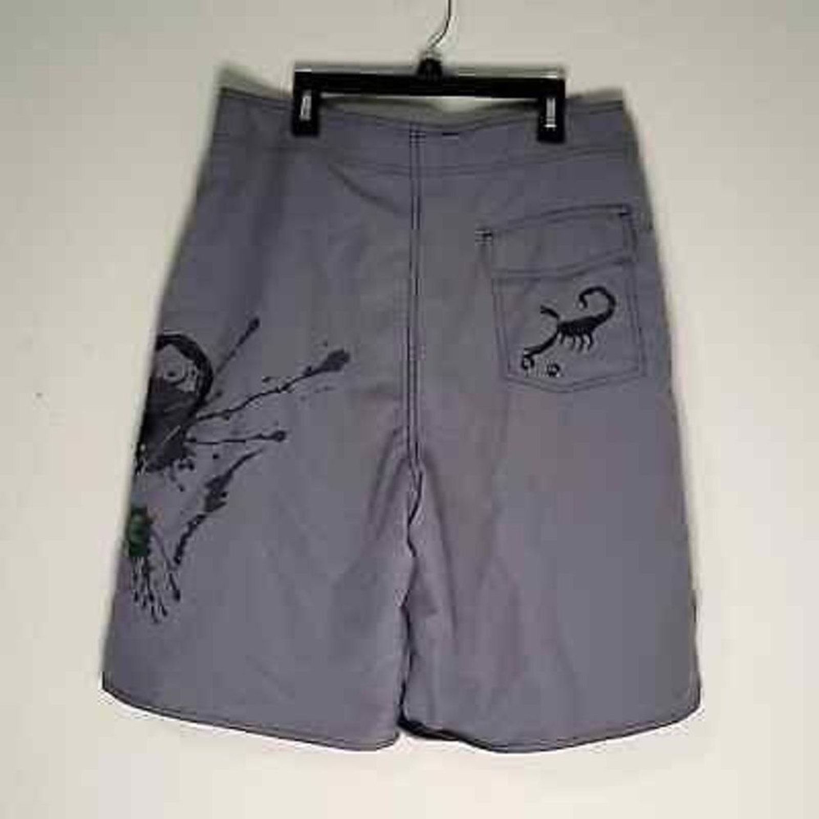 First MFG Co. First Wave Board Shorts Swim Trunks Roundtree Yorke Grey 32 Size US 32 / EU 48 - 3 Thumbnail