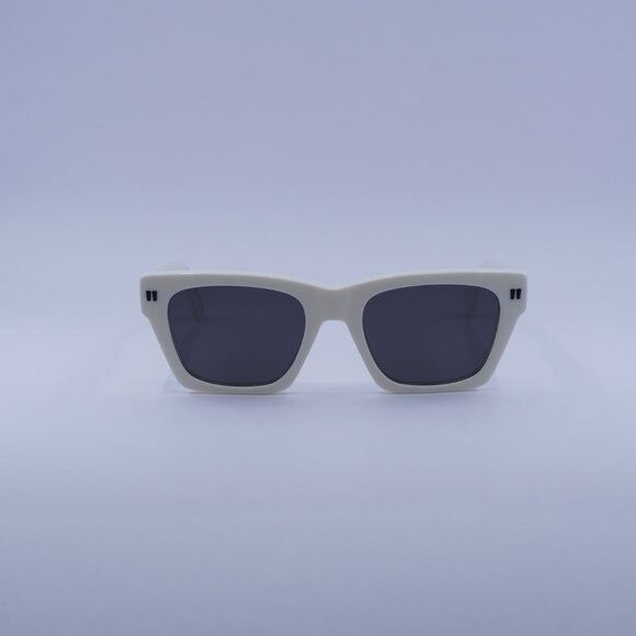 Off-White Off-White OERI13X VALDEZ 0107 Sunglasses White Square Frame Size ONE SIZE - 2 Thumbnail