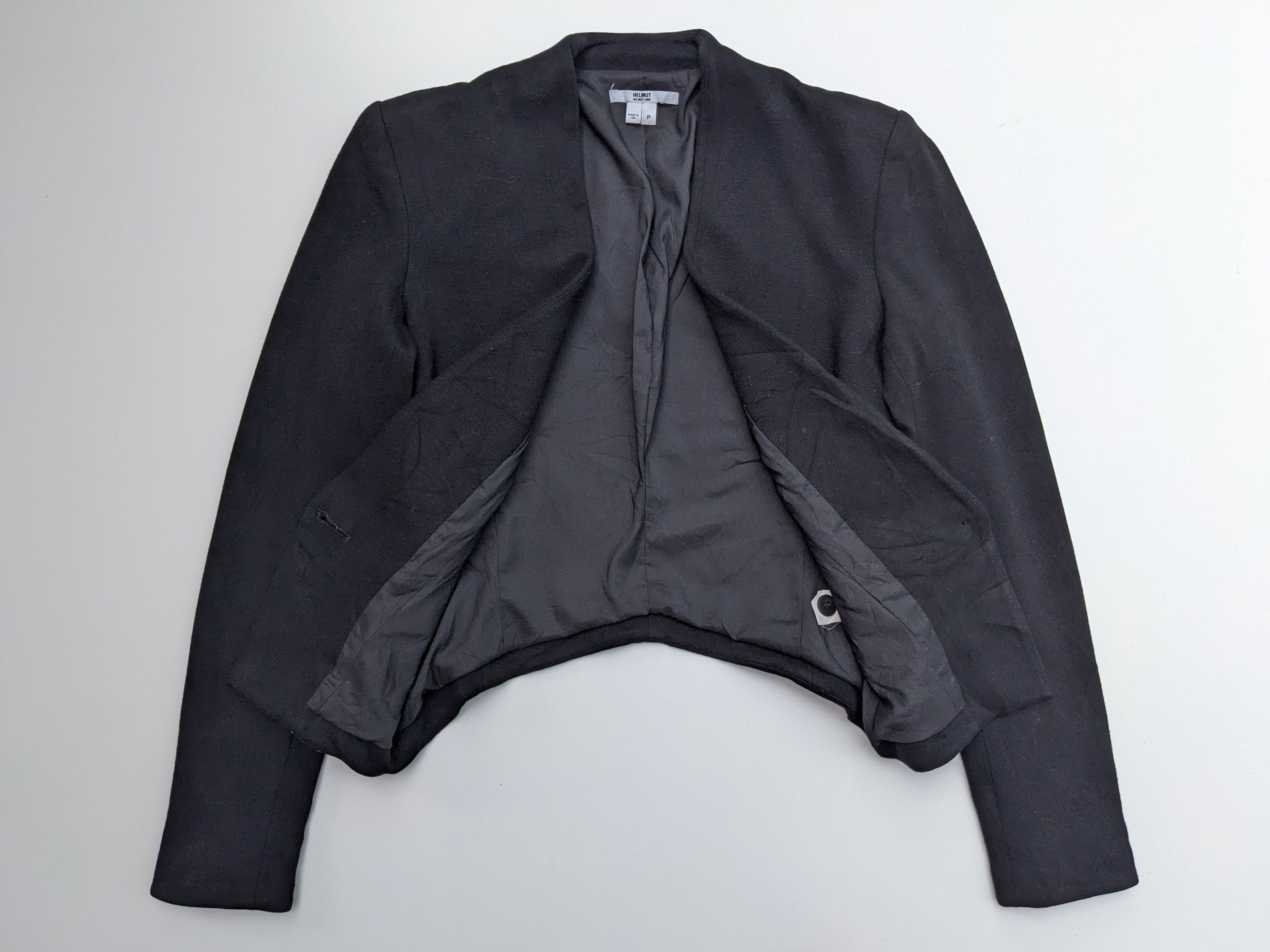 Helmut Lang Helmut Lang black blazer Size S / US 4 / IT 40 - 1 Thumbnail