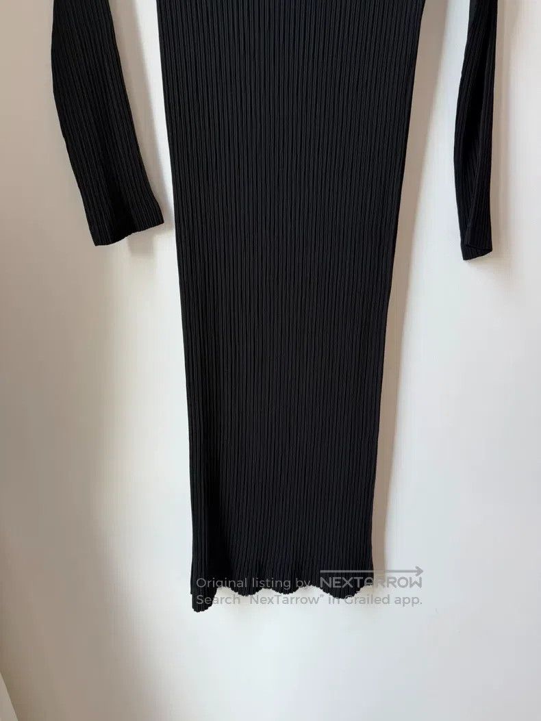 Issey Miyake Issey Miyake Toothpick Pleat Long Sleeve Dress Size M / US 6-8 / IT 42-44 - 3 Thumbnail