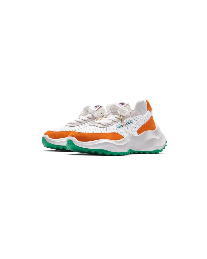 Casablanca o1mle0326 Atlantis Sneaker in White/Orange Size US 12 / EU 45 - 3 Thumbnail
