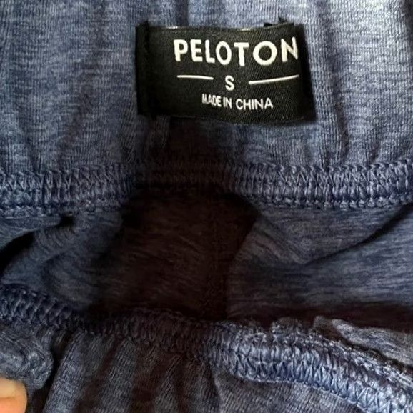 Vintage Peloton Dreamblend Blue Wide-Leg Side Slit Athleisure Pants Womens Small Size S Elastic Waist Pockets Athletic Inseam 28in Slit Size US 29 - 3 Thumbnail