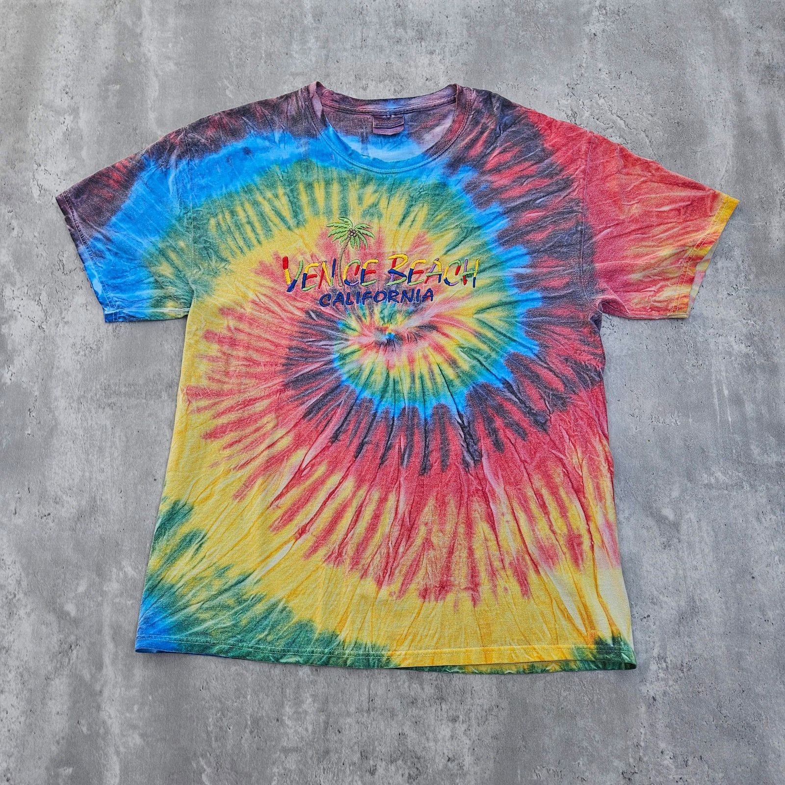 Hanes Vintage 2000's Tye DyeVenice Beach T shirt Size Mens Large Size US L / EU 52-54 / 3 - 1 Thumbnail
