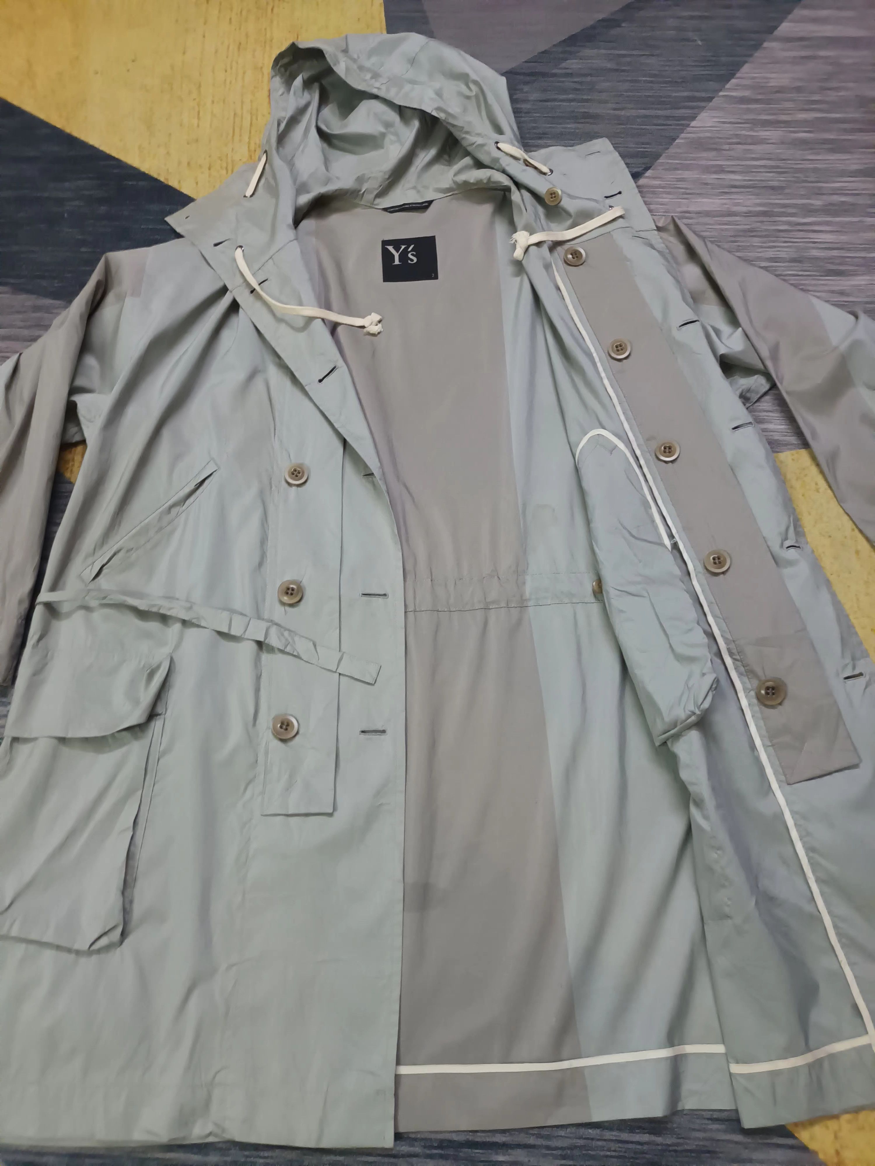 Yohji Yamamoto 🔥 YS YOHJI YAMAMOTO HOODIE LIGHT JACKET 🔥 Size US XXL / EU 58 / 5 - 7 Thumbnail