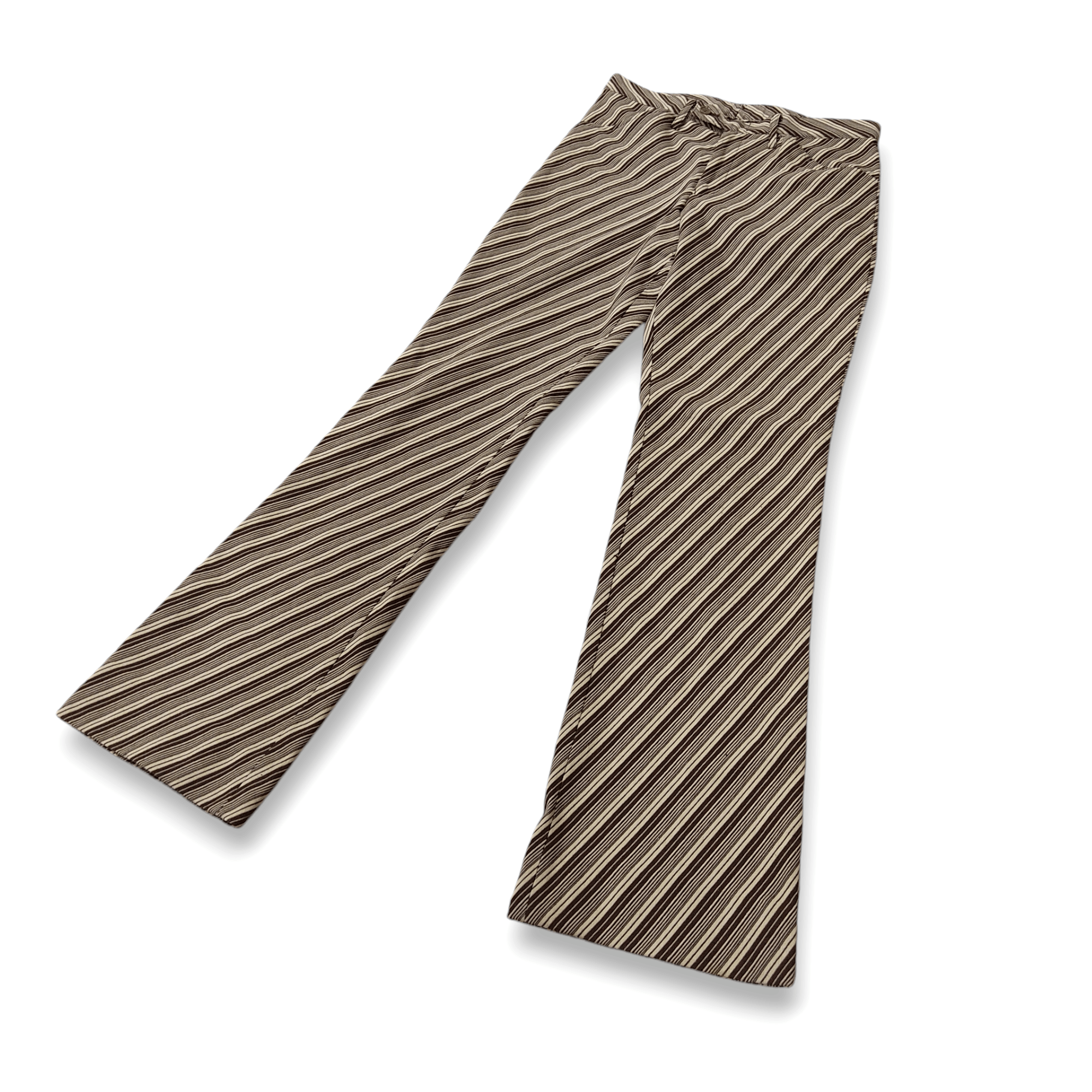 ABAHOUSE × Japanese Brand × Vintage Vintage Retro ABAHOUSE Striped Boot Cut Flare Psnts Size US 30 / EU 46 - 3 Thumbnail