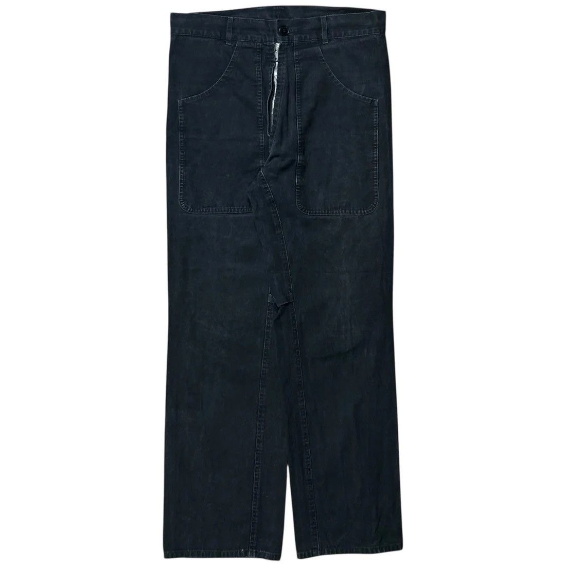 Maison Margiela Maison Margiela Exposed Zip Work Pants - SS17 Size US 31 - 1 Thumbnail