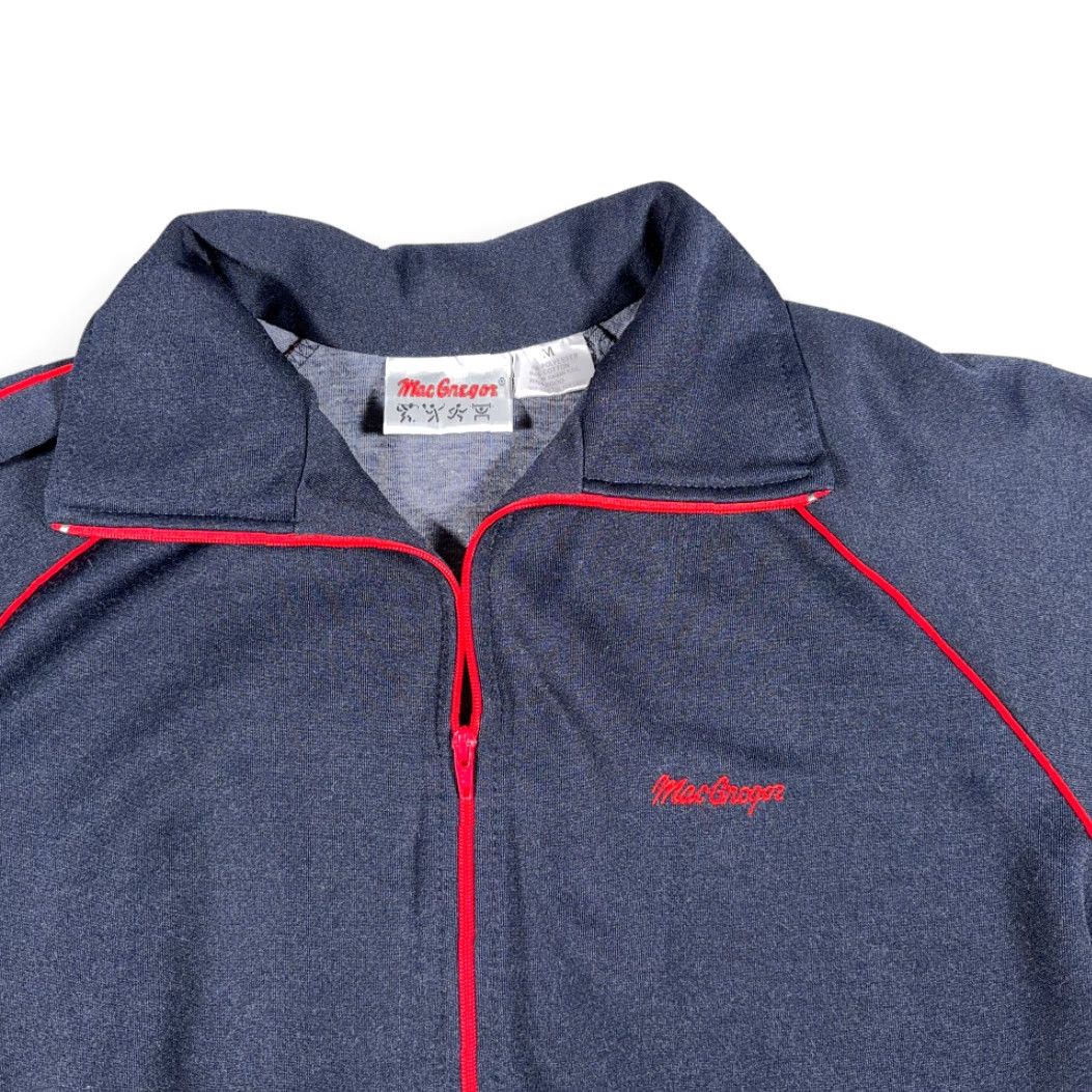 McGregor VINTAGE MacGregor Jacket Mens Medium Blue Track Full Zip Raglan 80s Size US M / EU 48-50 / 2 - 2 Thumbnail