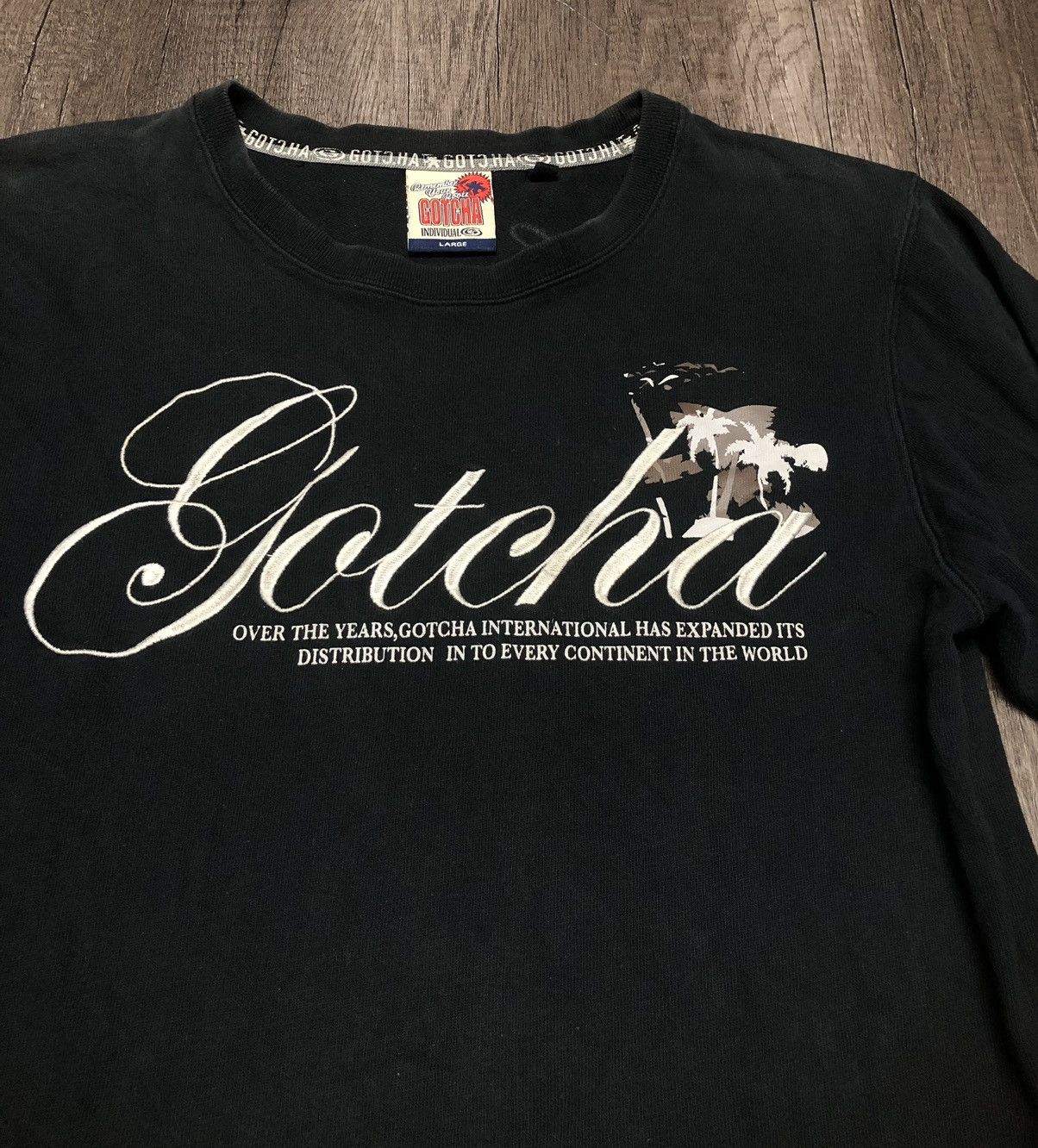 Gotcha × Japanese Brand Gotcha Long Sleeve Tee Shirt Size US L / EU 52-54 / 3 - 8 Thumbnail