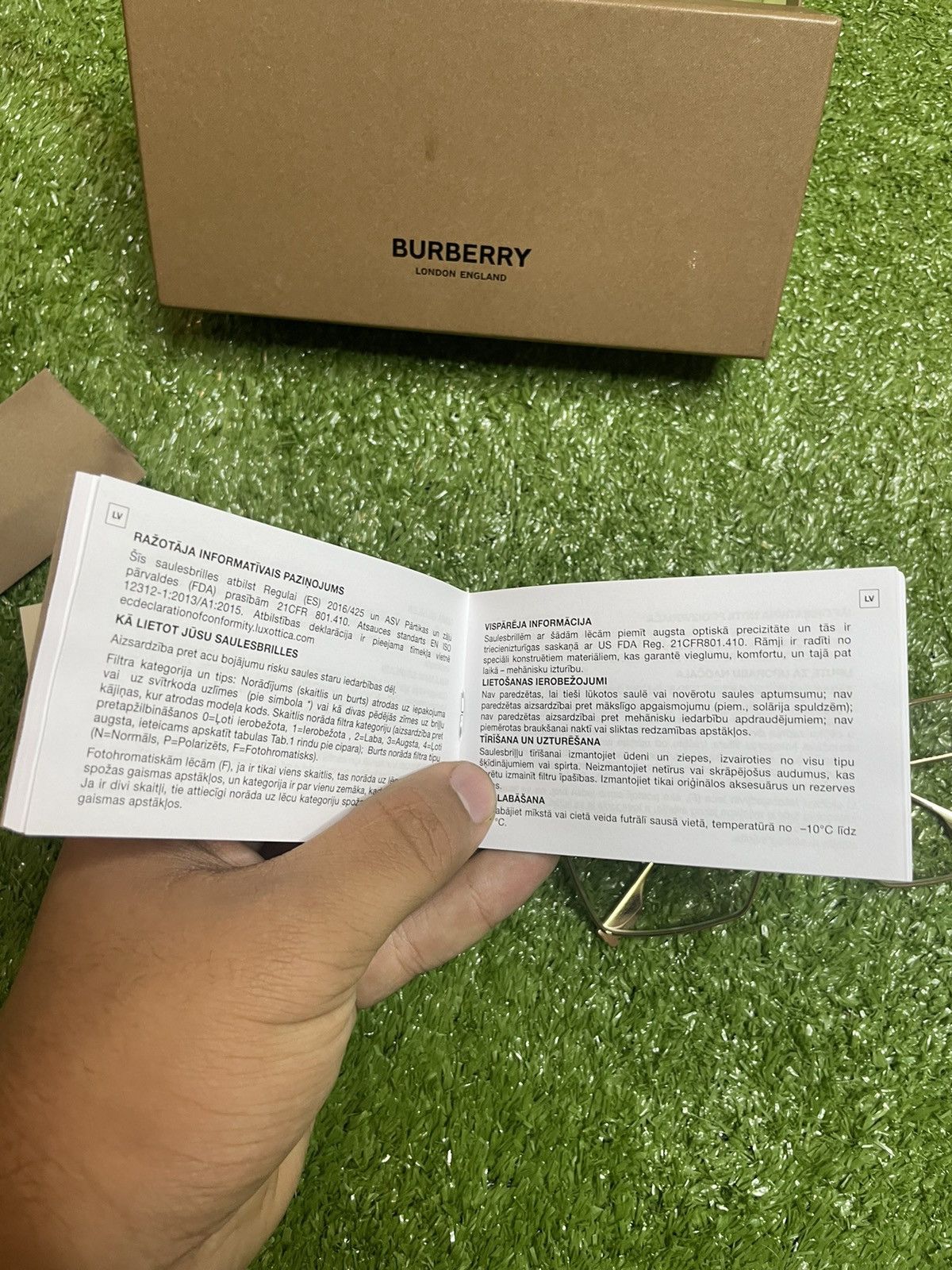 Burberry Burberry Blueray glasses Size ONE SIZE - 8 Thumbnail