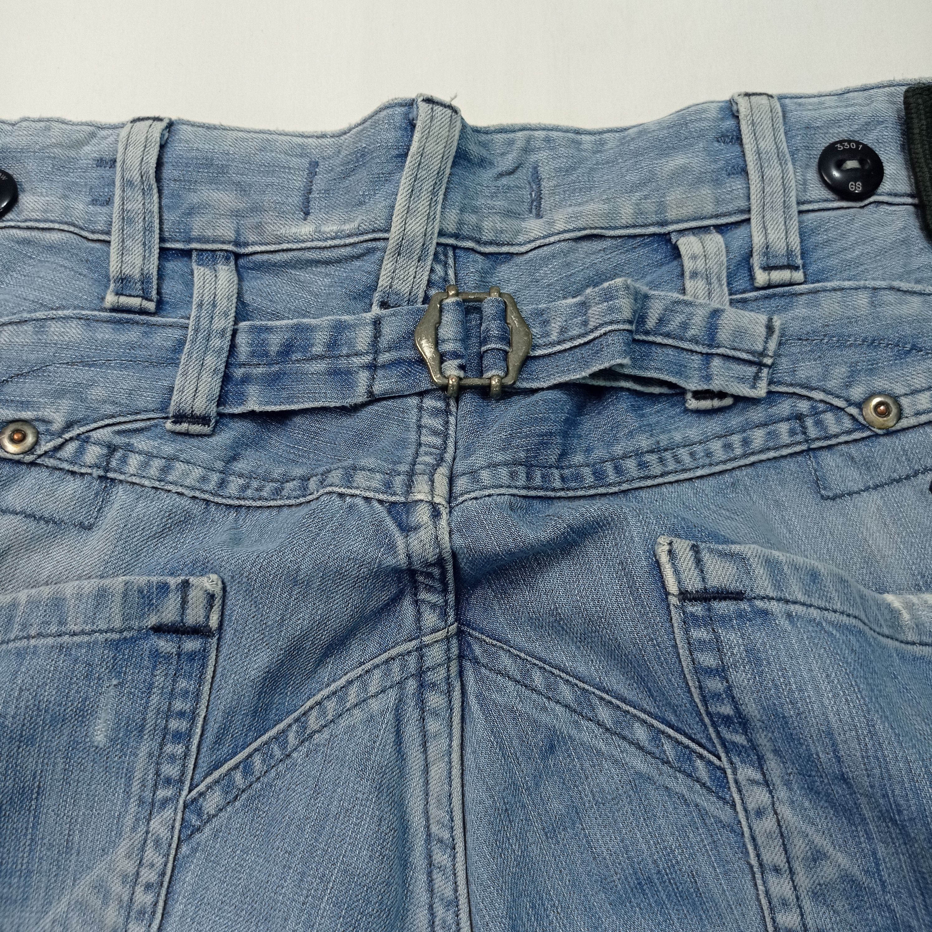 G-Star 🔥G Star Raw Buckle Back Jeans Bush Pants Size US 35 - 12 Thumbnail
