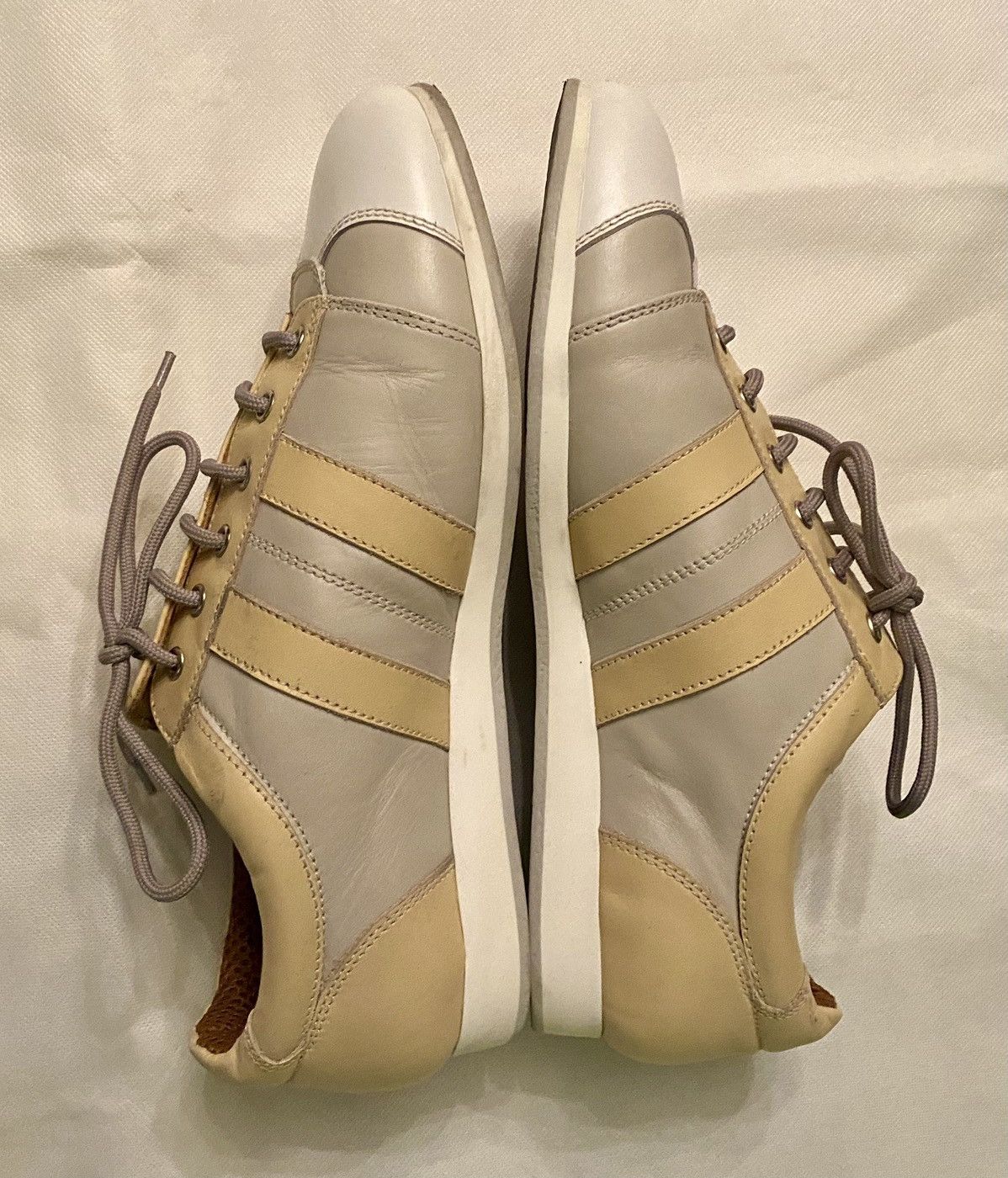 Byblos Byblos 🇮🇹 leather tri-color mesh lined retro sneakers 9 Size US 9 / EU 42 - 5 Thumbnail