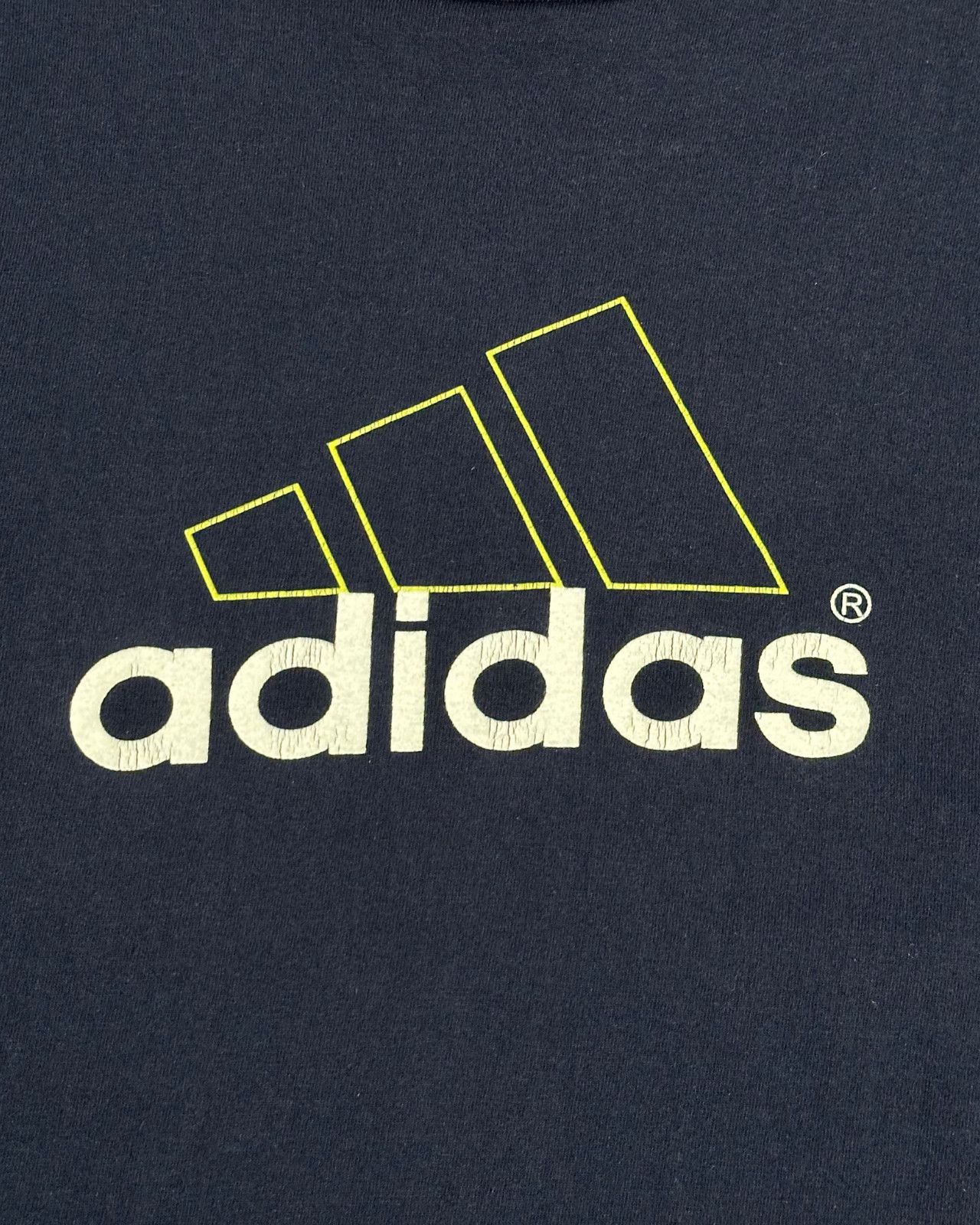 Adidas × Vintage Vintage 90s Adidas Logo Single Stitch T-Shirt - Size Medium Size US M / EU 48-50 / 2 - 3 Thumbnail