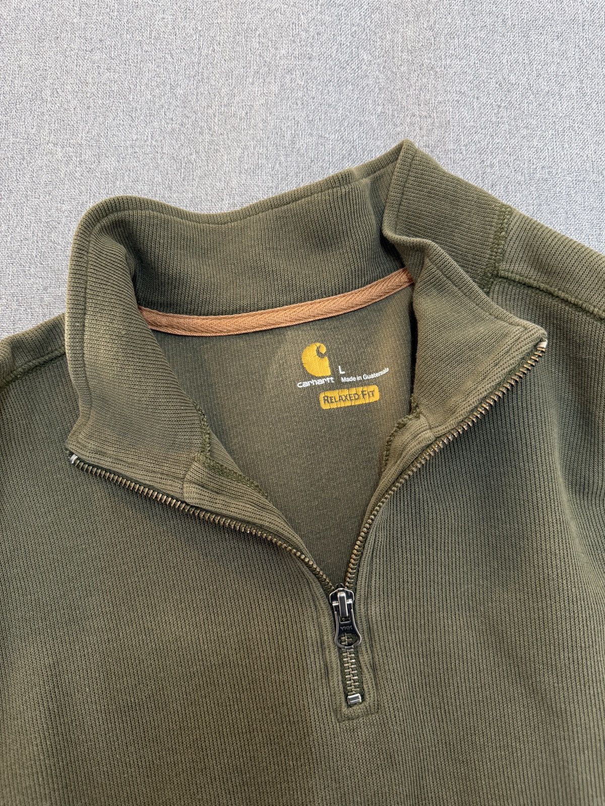 Carhartt Olive Green Sweater Carhartt Size US L / EU 52-54 / 3 - 3 Thumbnail