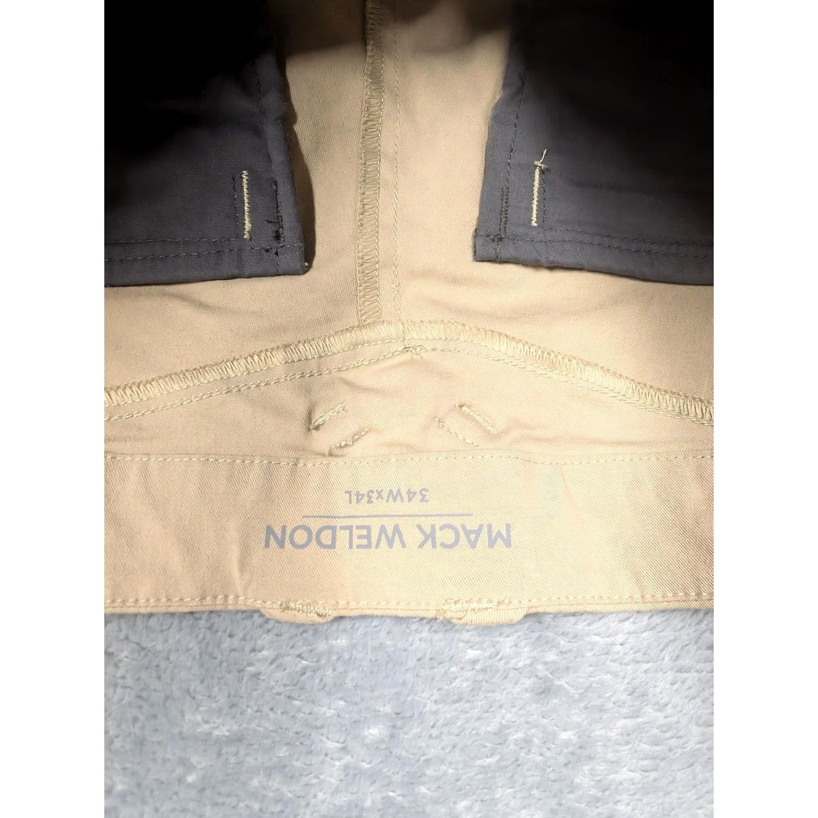 Vintage Mack Weldon Pants Mens 34x34 Beige Stretch Chino Golf Casual Performance Shirt Size US 34 / EU 50 - 5 Thumbnail