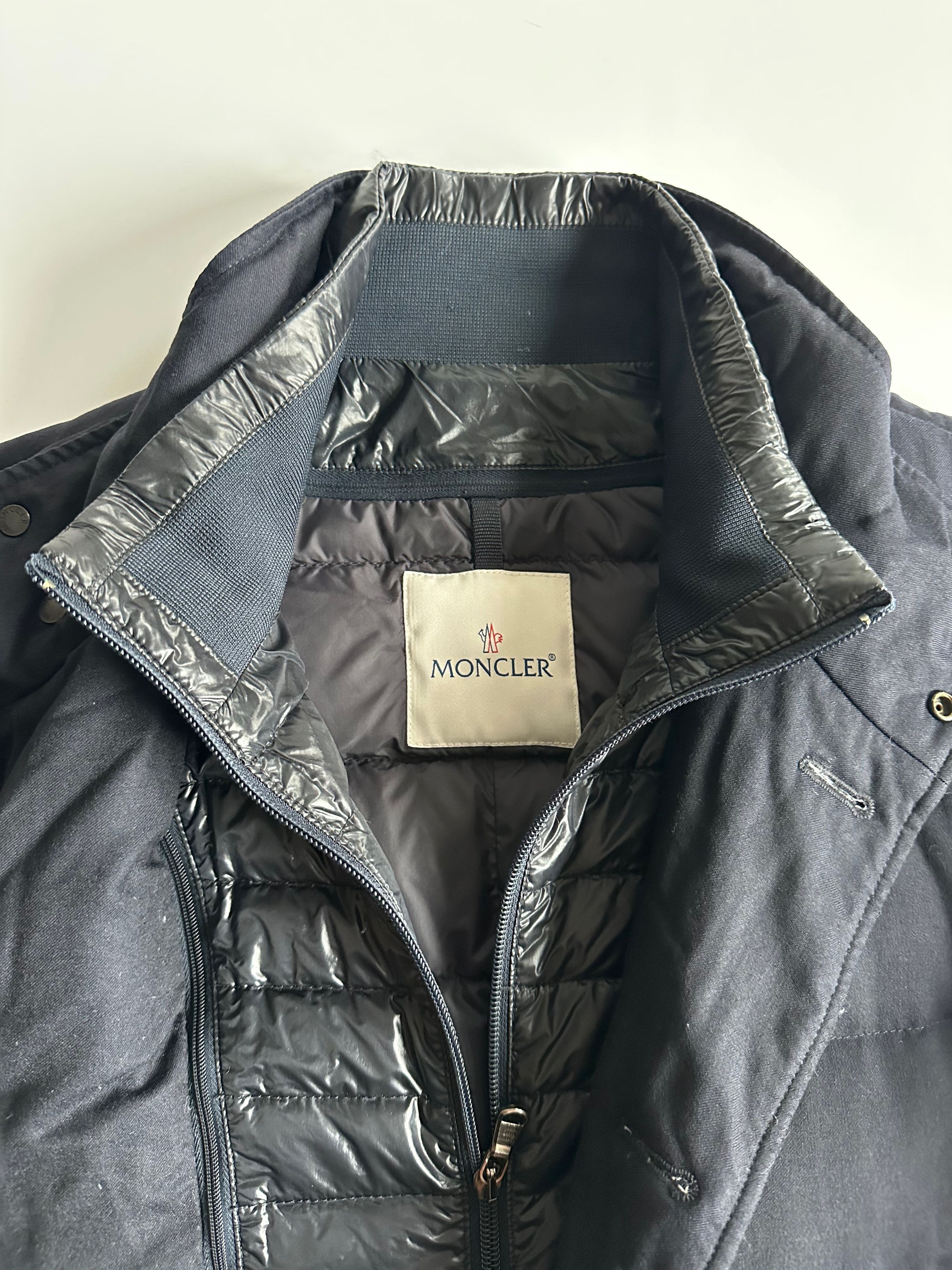 Moncler Moncler Vallier wool quilted down coat puffer sz 4 Size US L / EU 52-54 / 3 - 8 Thumbnail