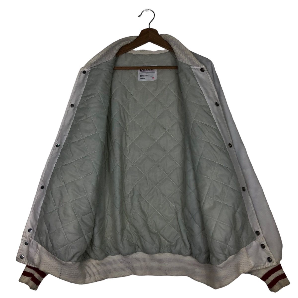Japanese Brand 🔥Vtg Bomber Jacket Satin Delong Made in USA Size US XL / EU 56 / 4 - 11 Thumbnail