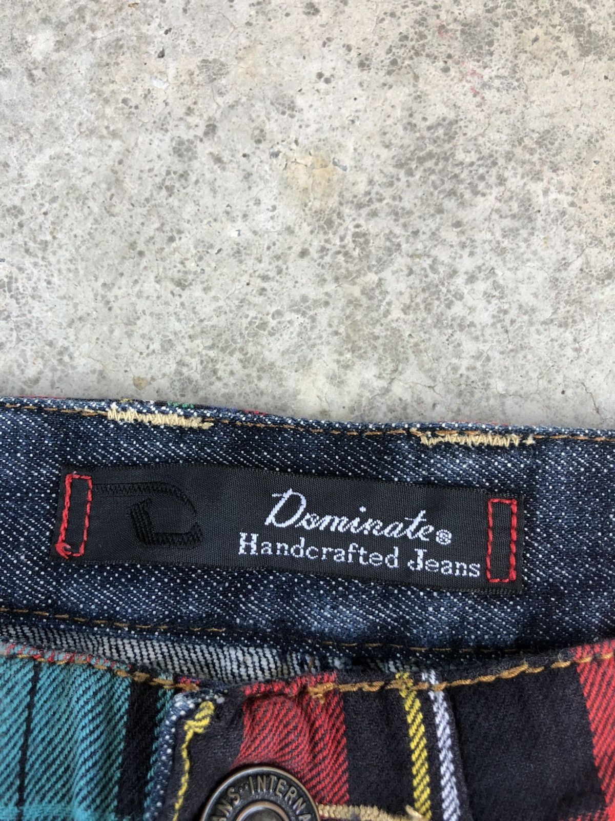 Hysteric Glamour Japanese Dominate Double Waist Embroidered Distressed Jeans Size US 33 - 19 Thumbnail