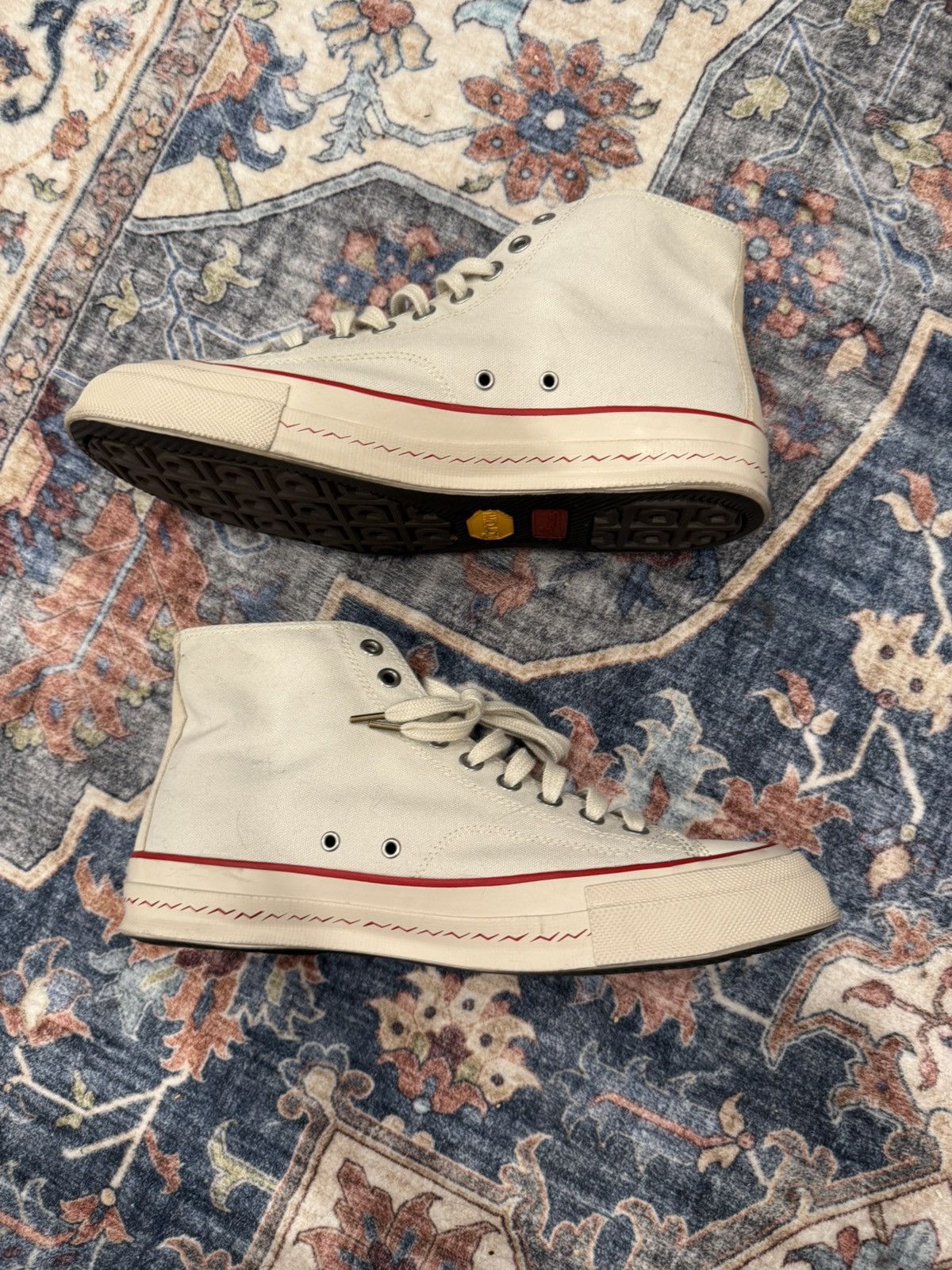Visvim Visvim skagway hi top sneakers in white Size US 10 / EU 43 - 2 Thumbnail