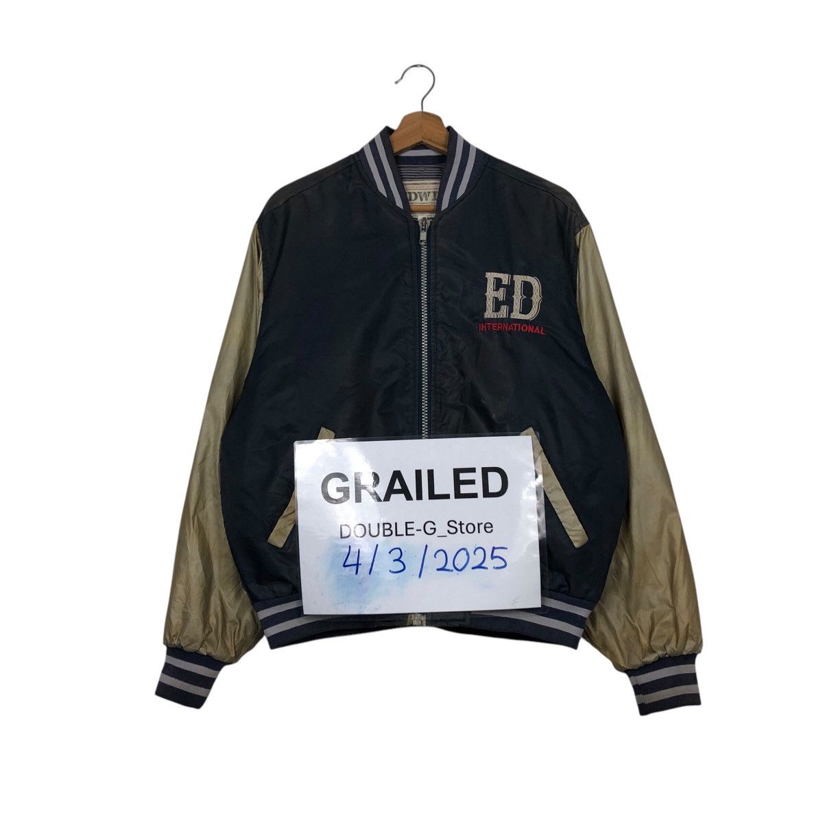 Edwin 📌Vintage Bomber Jacket Jumper Edwin Big Logo Issey Miyake Size US M / EU 48-50 / 2 - 2 Thumbnail