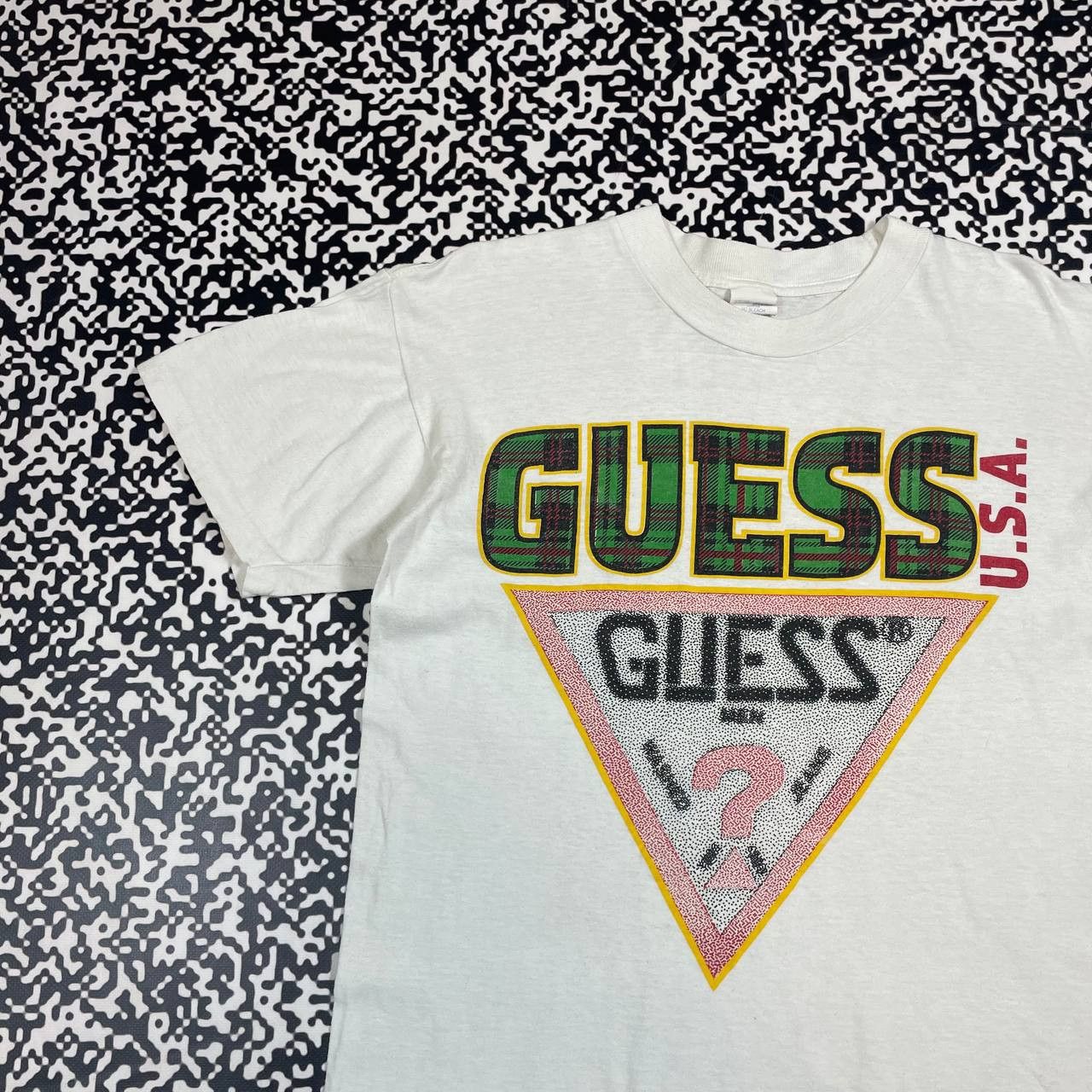 Guess Vintage 90s GUESS Big Logo Retro Rare Single Stitch T-shirt Size US M / EU 48-50 / 2 - 4 Thumbnail