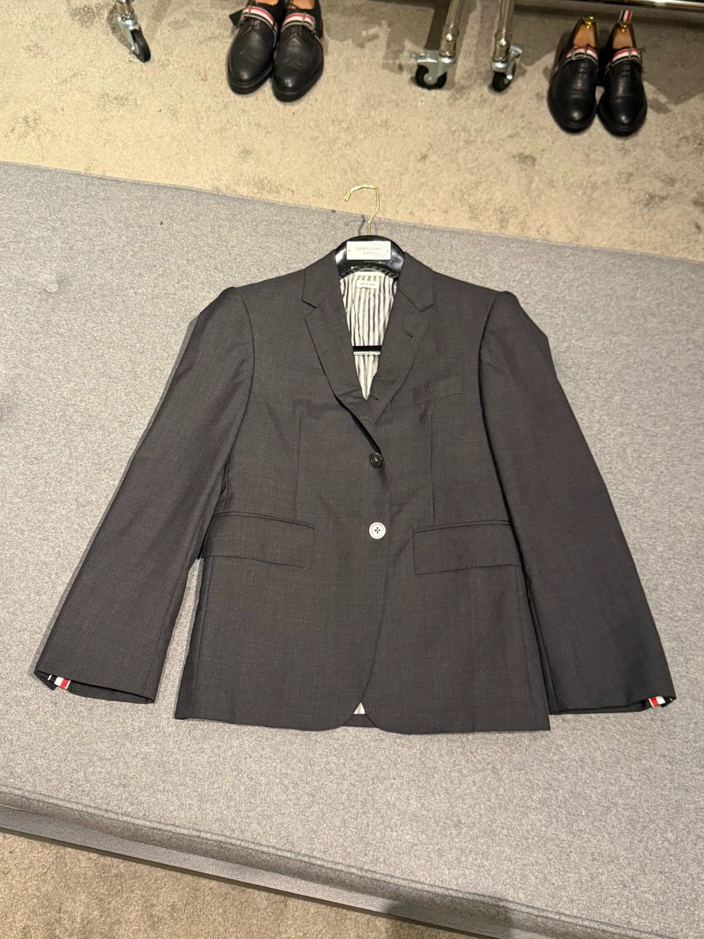 Thom Browne Thom Browne Classic Charcoal Wool Suit Size 0 Size US XS / EU 42 / 0 - 3 Thumbnail